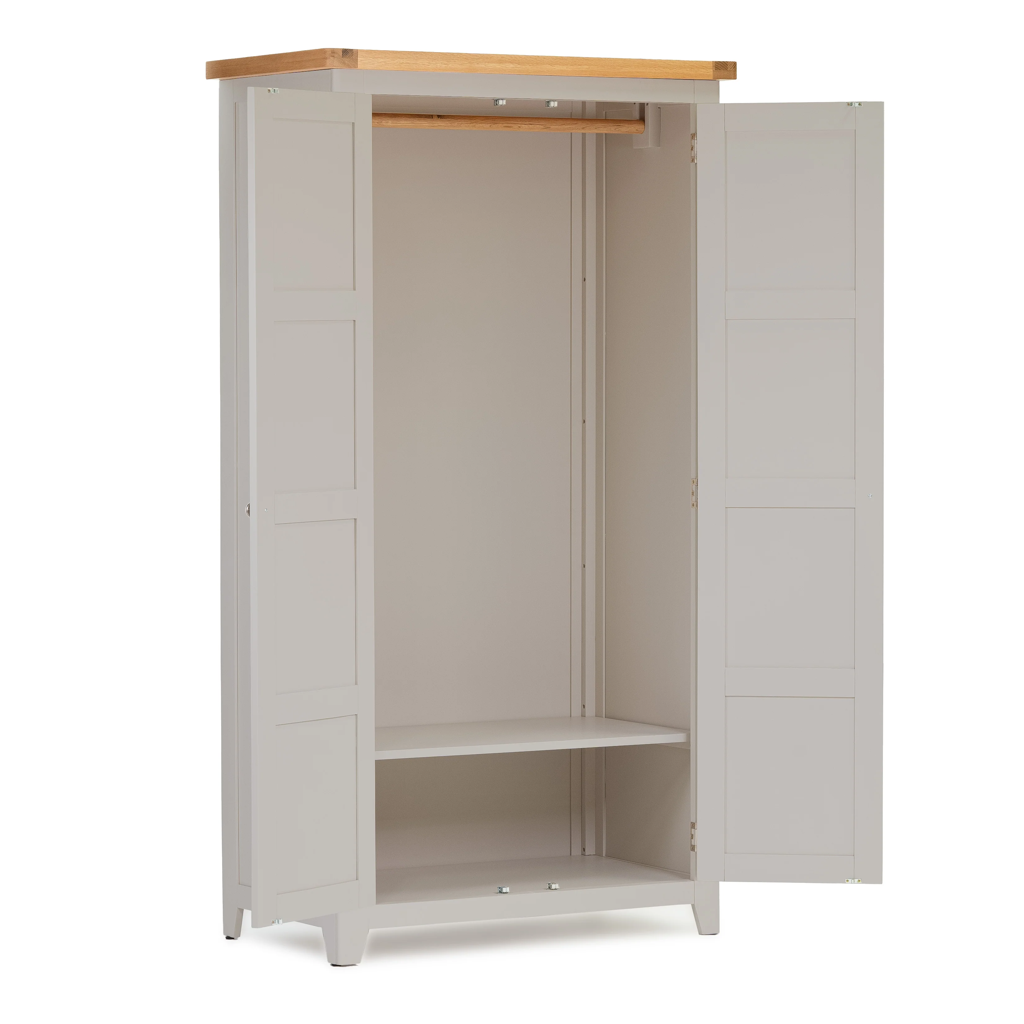 Gloucester Grey Full Hanging Wardrobe - Image 2