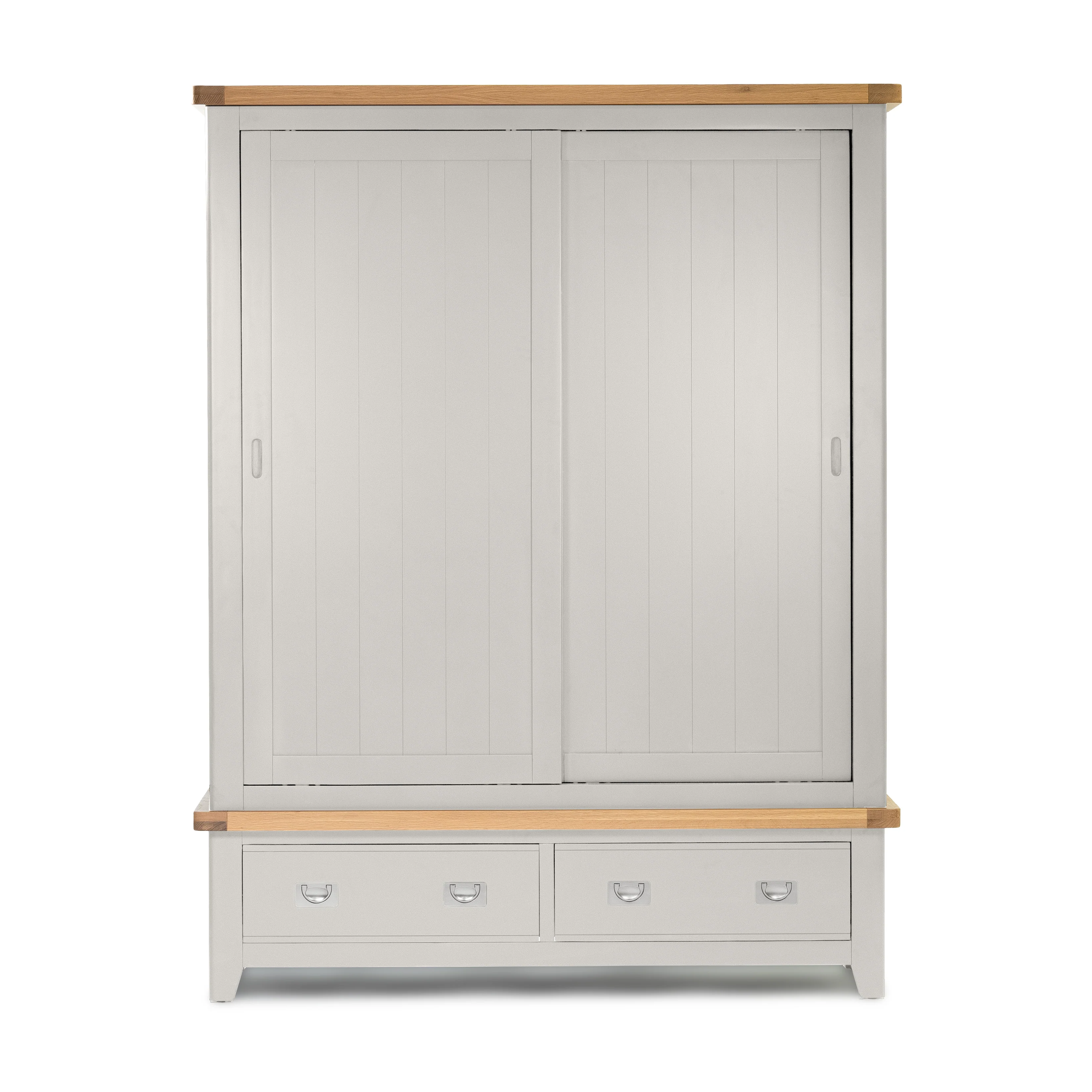 Gloucester Grey Large Double Sliding Door Wardrobe - Image 3