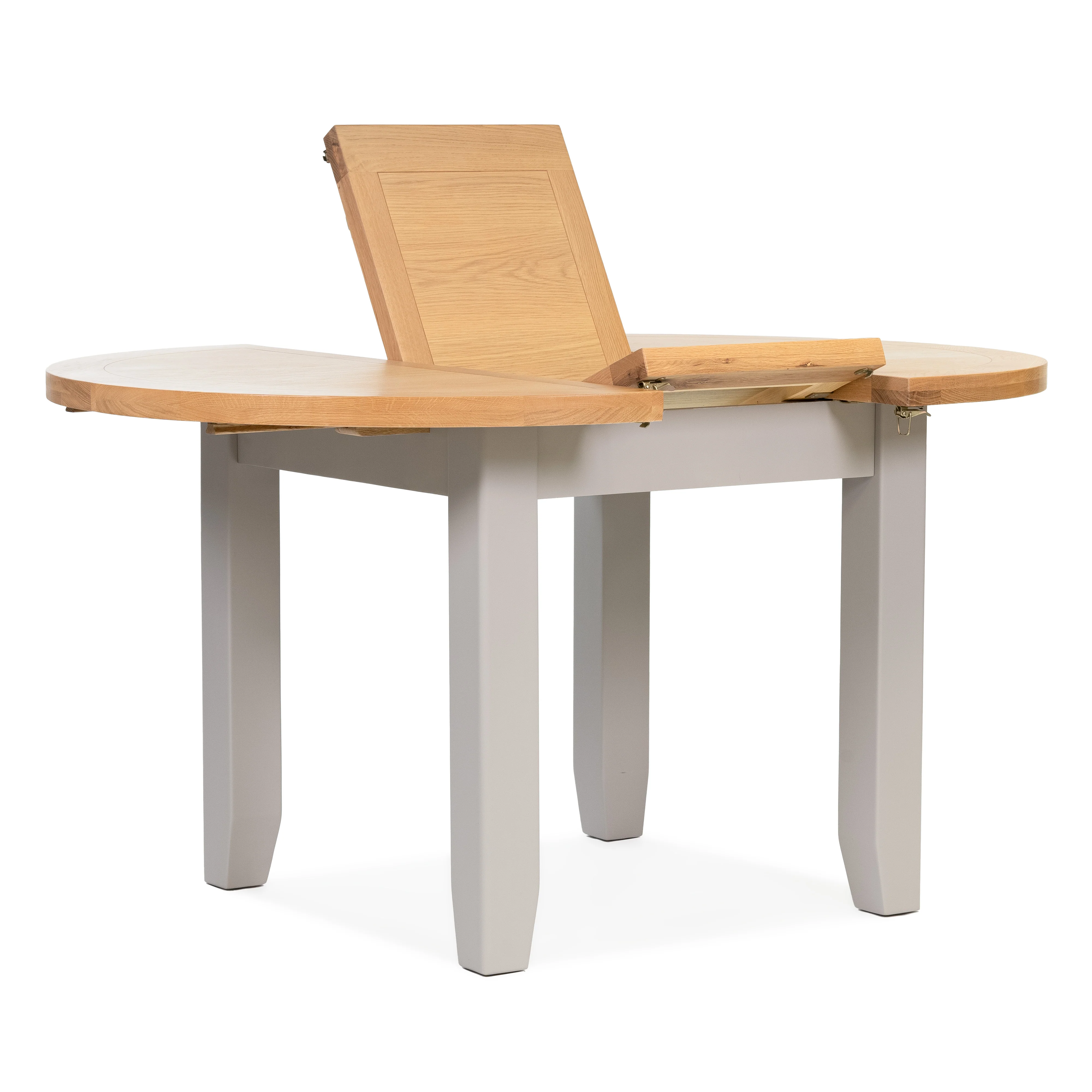 Gloucester Grey Round Extending Dining Table (1.1 m-1.5 m) - Image 3