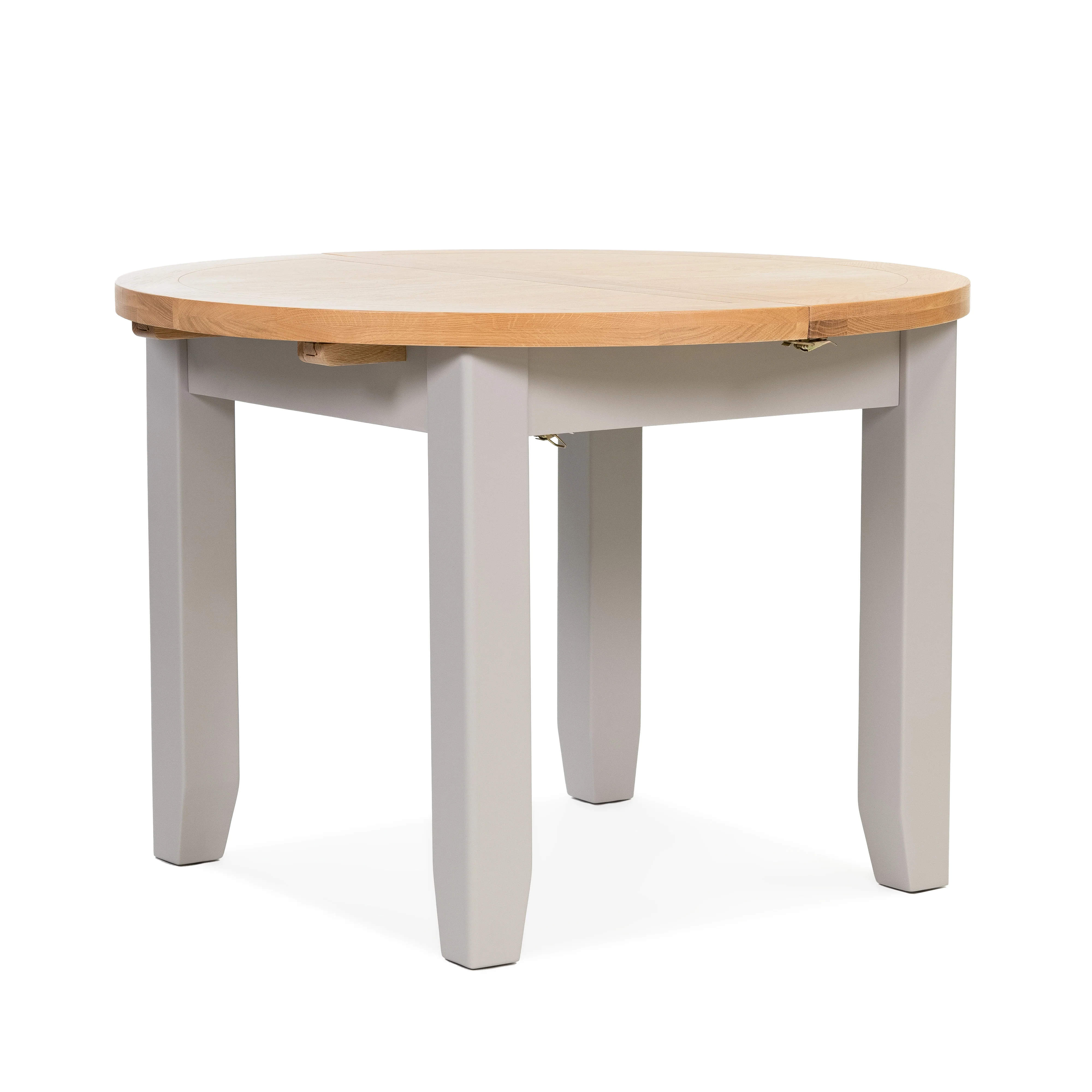 Gloucester Grey Round Extending Dining Table (1.1 m-1.5 m) - Image 5