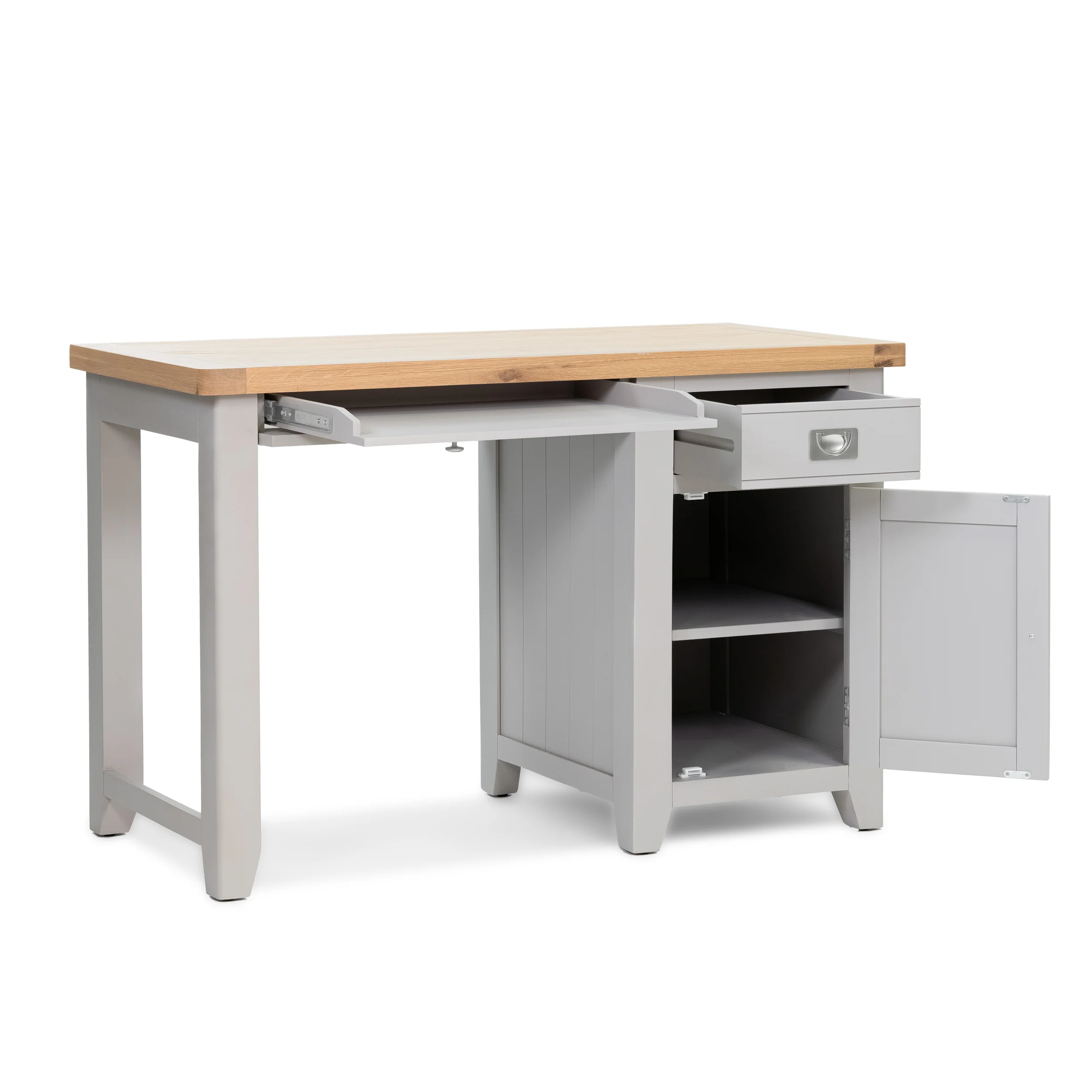 Gloucester Grey Single Pedestal Desk - Image 4