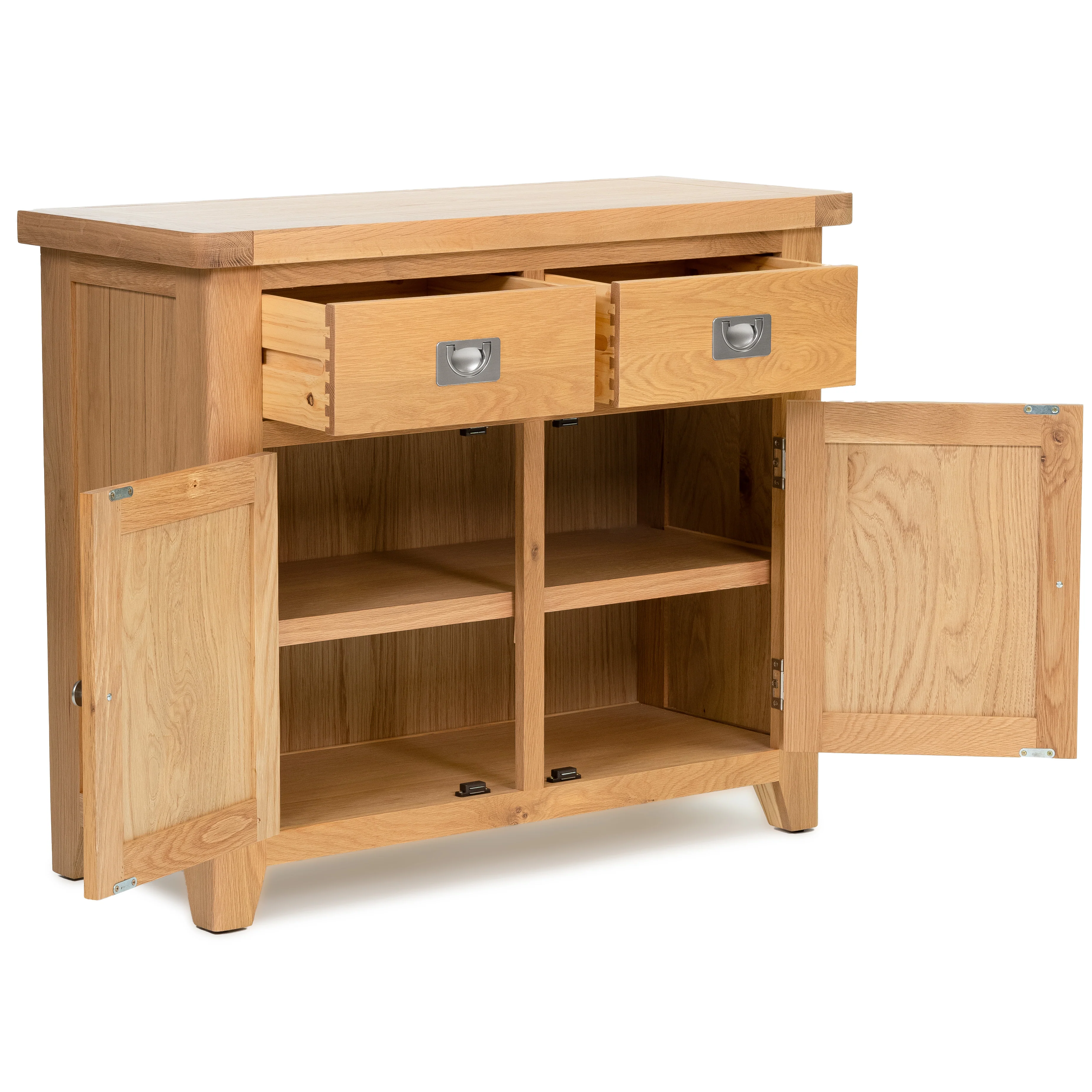 Gloucester Oak 2 Door 2 Drawer Sideboard - Image 3