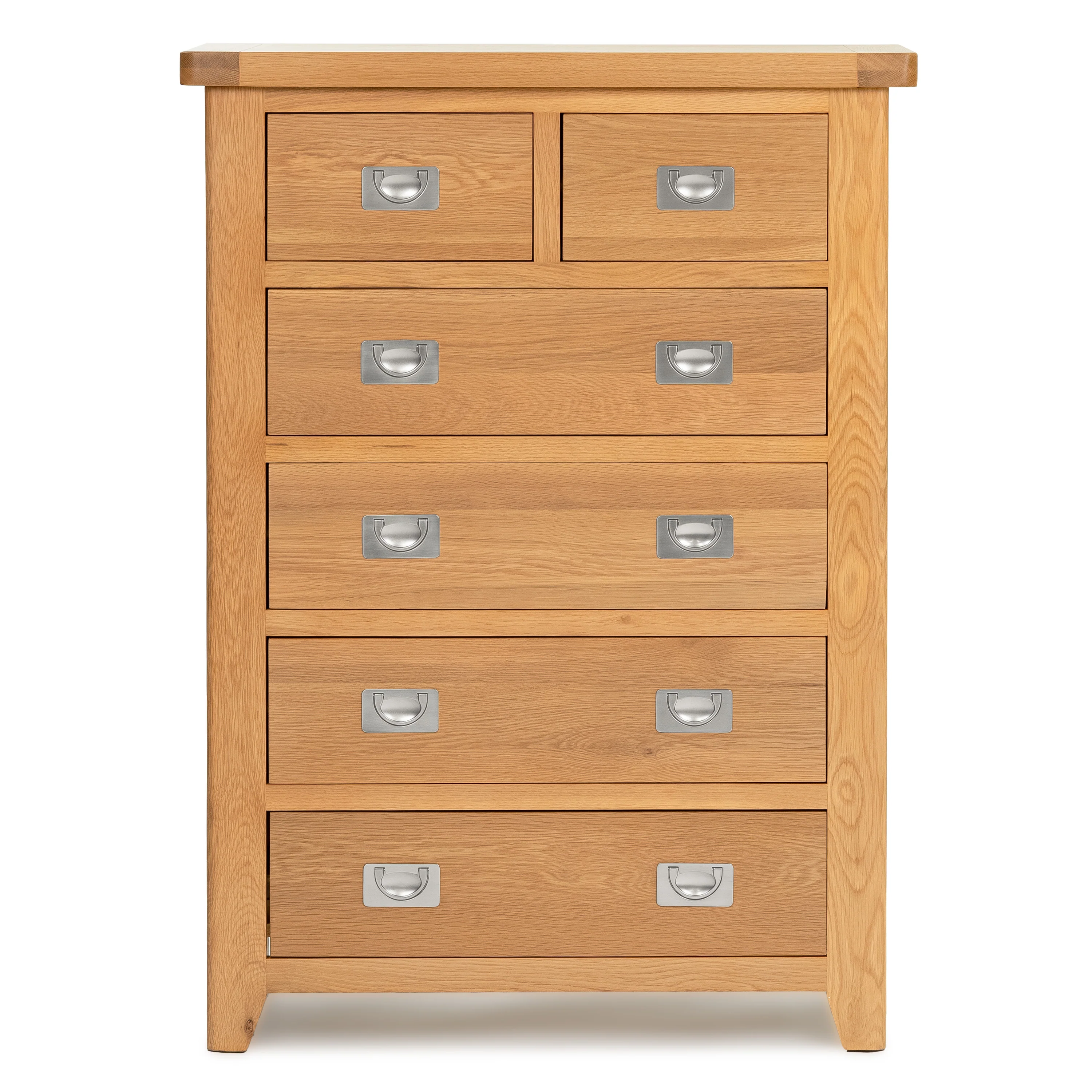Gloucester Oak 2 Over 4 Chest Of Drawers