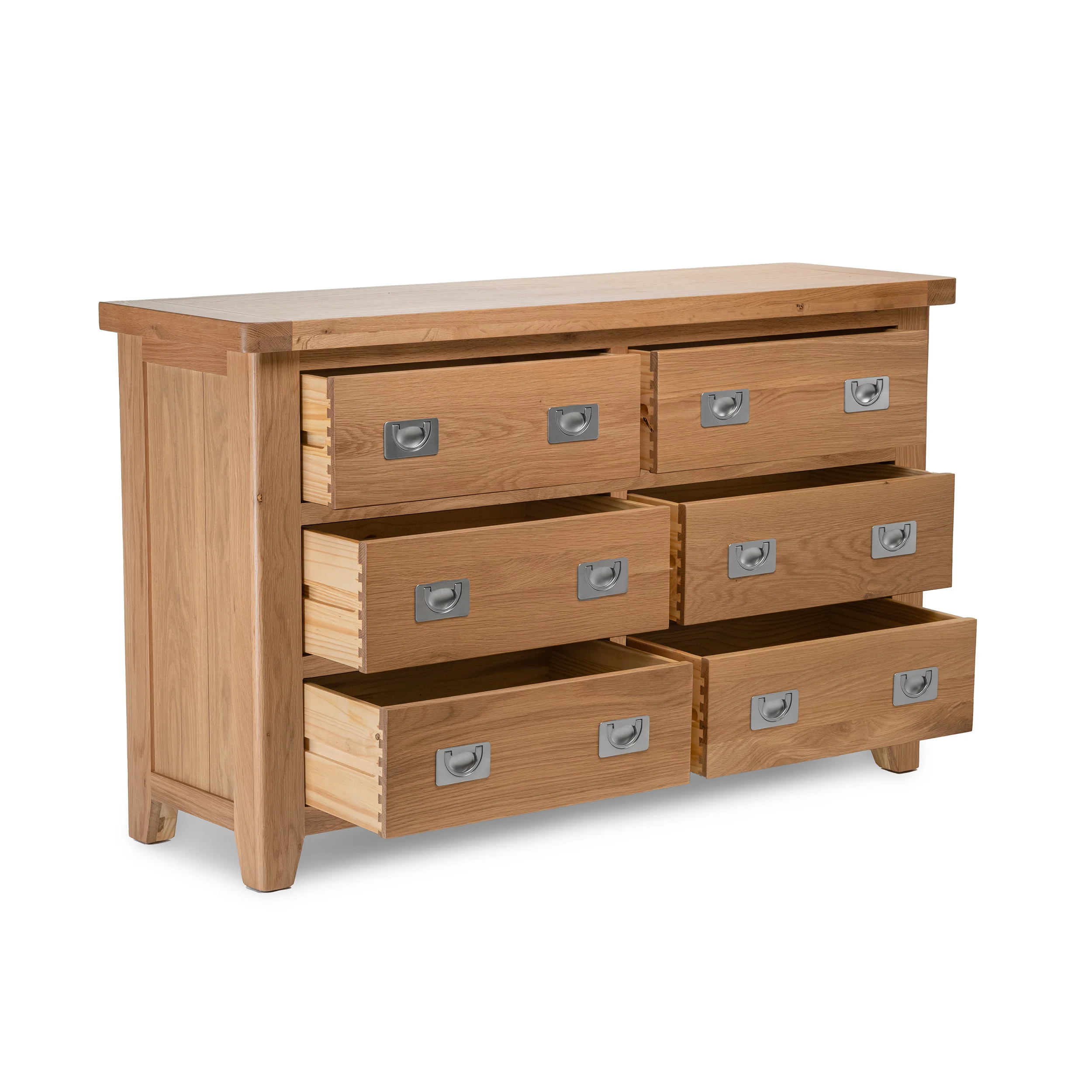 Gloucester Oak 6 Drawer Chest - Image 3