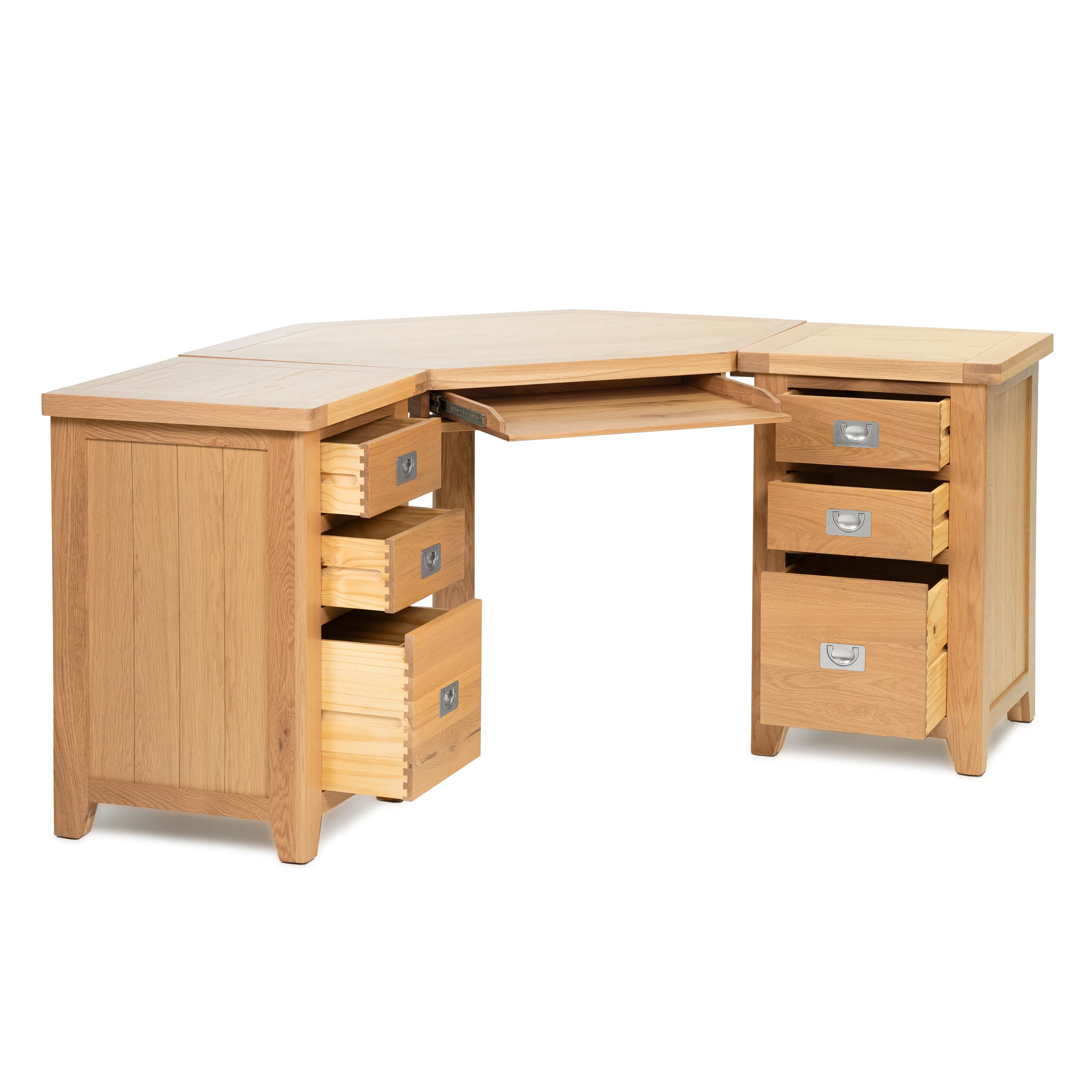 Gloucester Oak Corner Desk - Image 4