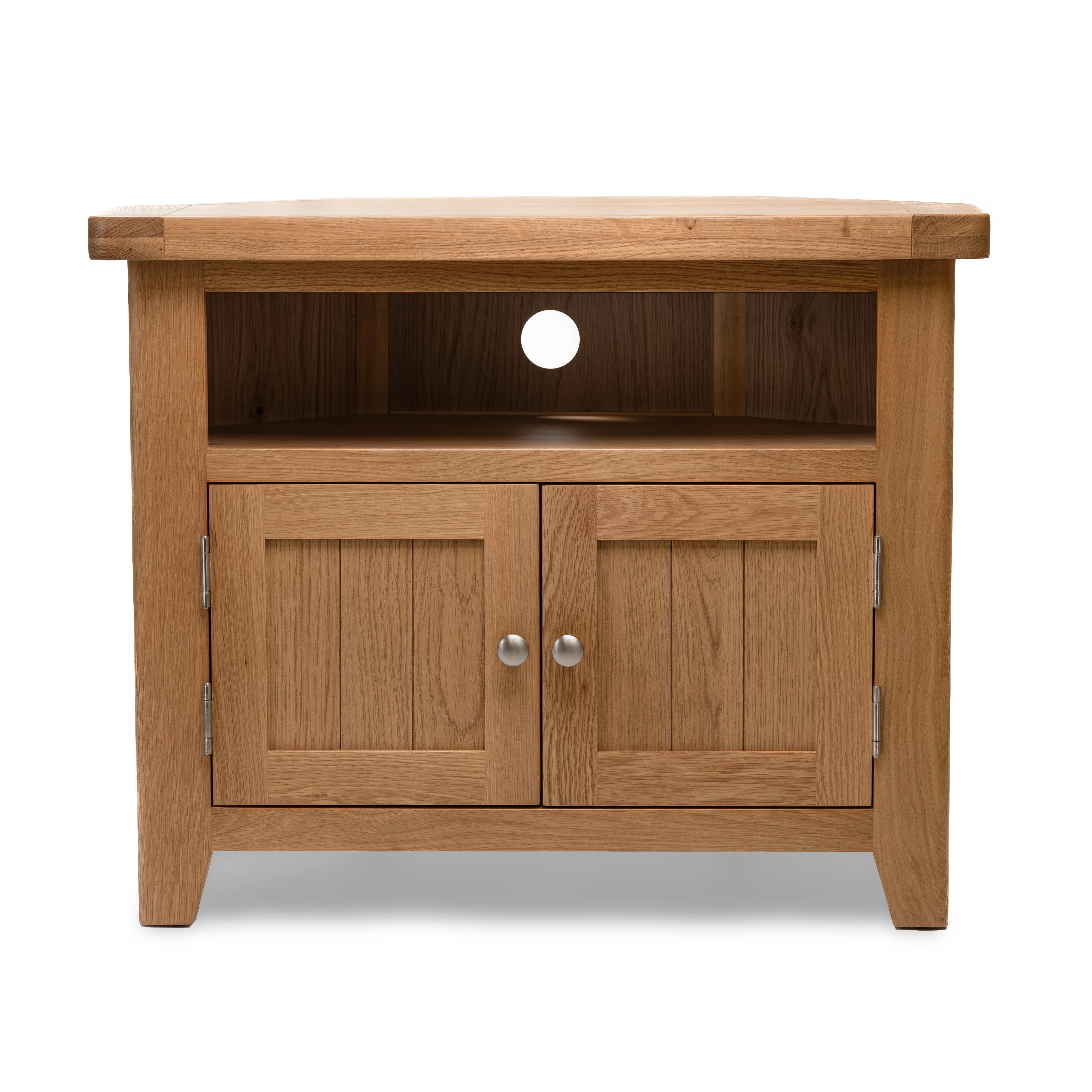 Gloucester Oak Corner TV Unit - Image 3