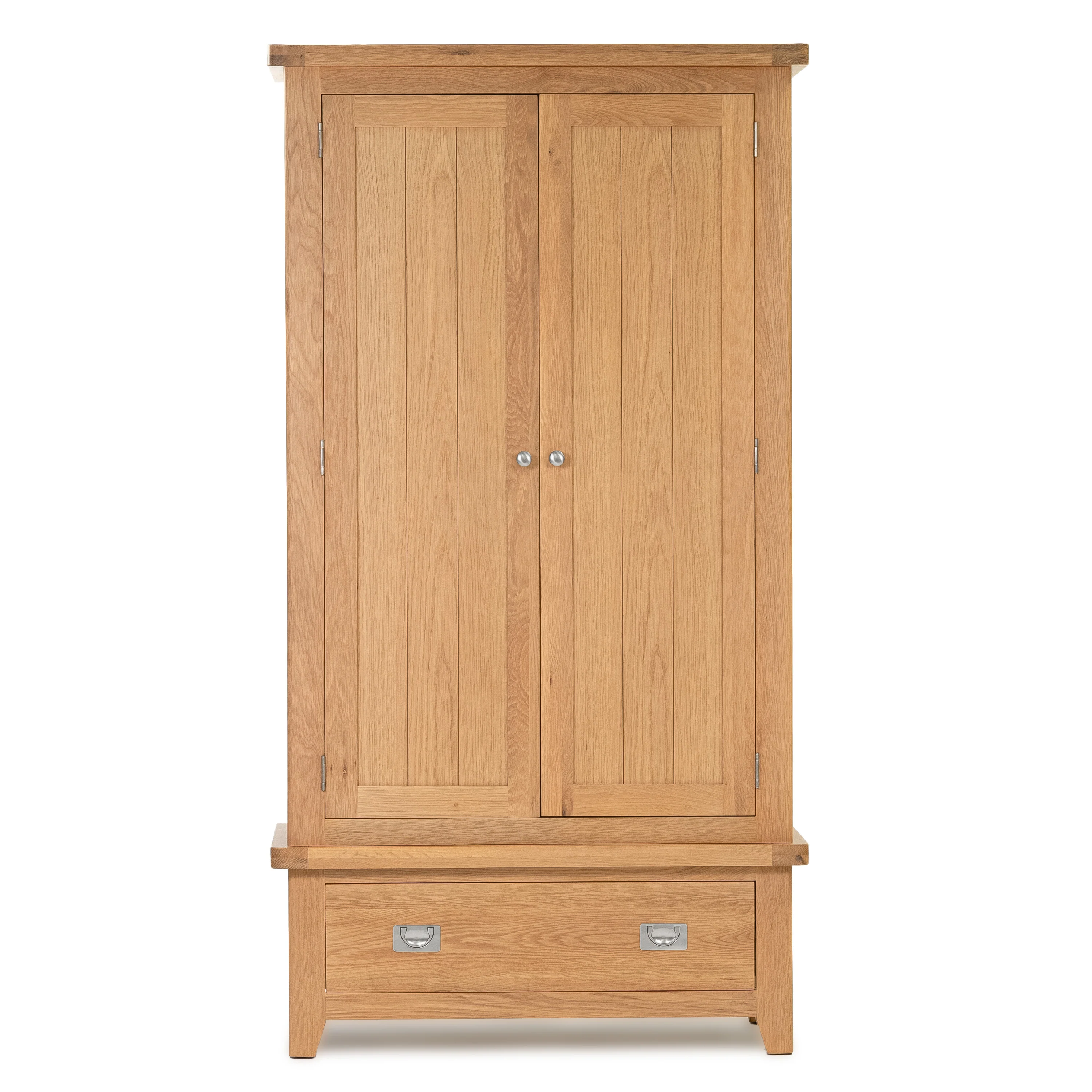 Gloucester Oak Double Wardrobe - Image 3