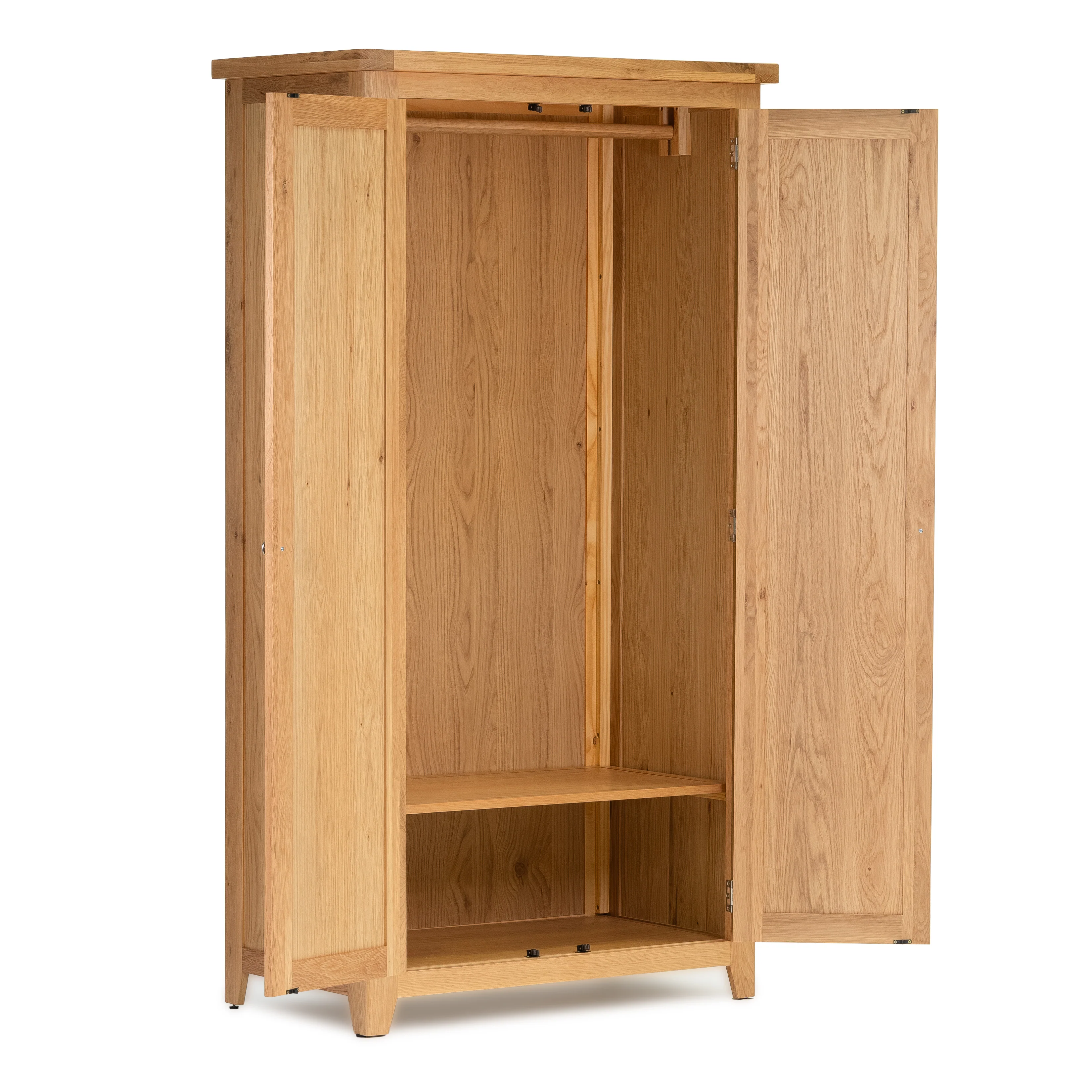 Gloucester Oak Full Hanging Wardrobe - Image 2