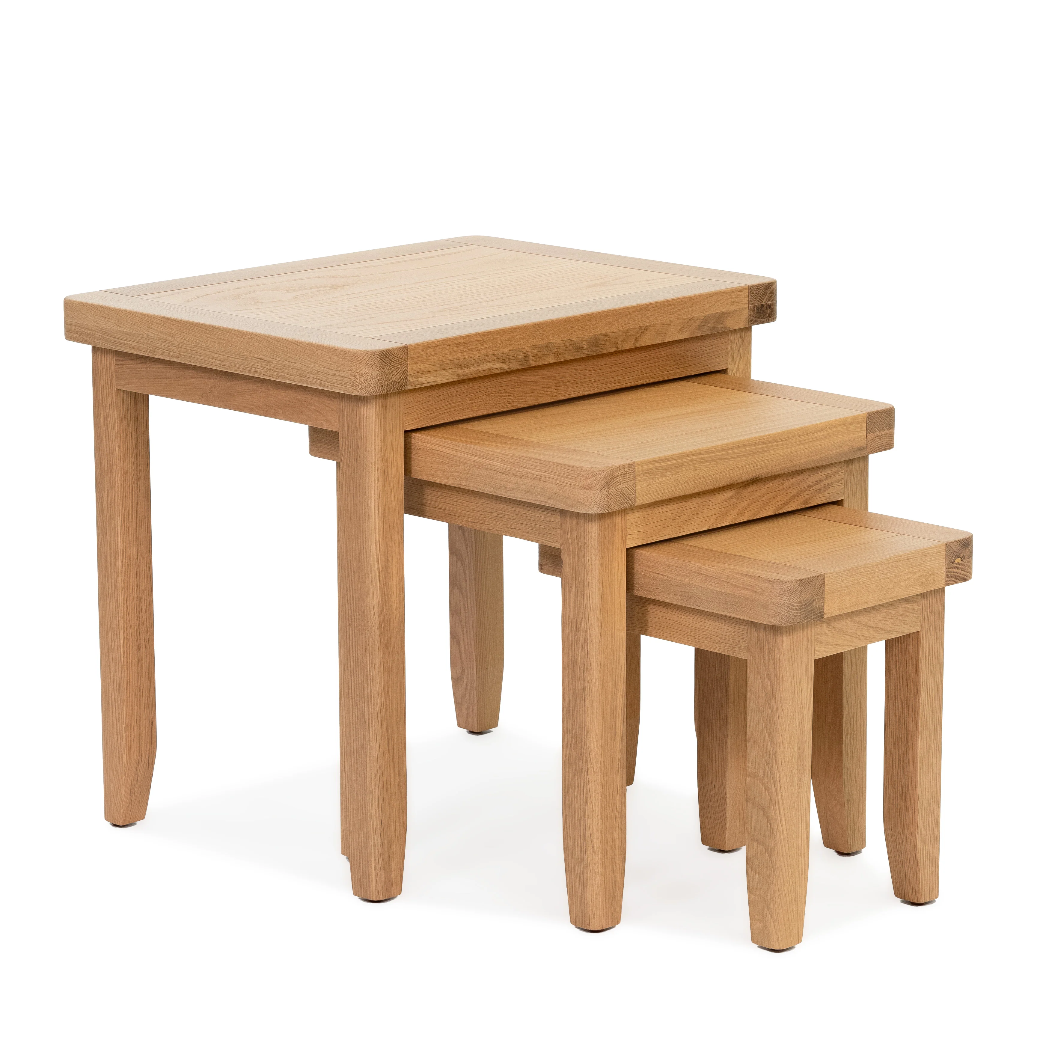 Gloucester Oak Nest of 3 Tables