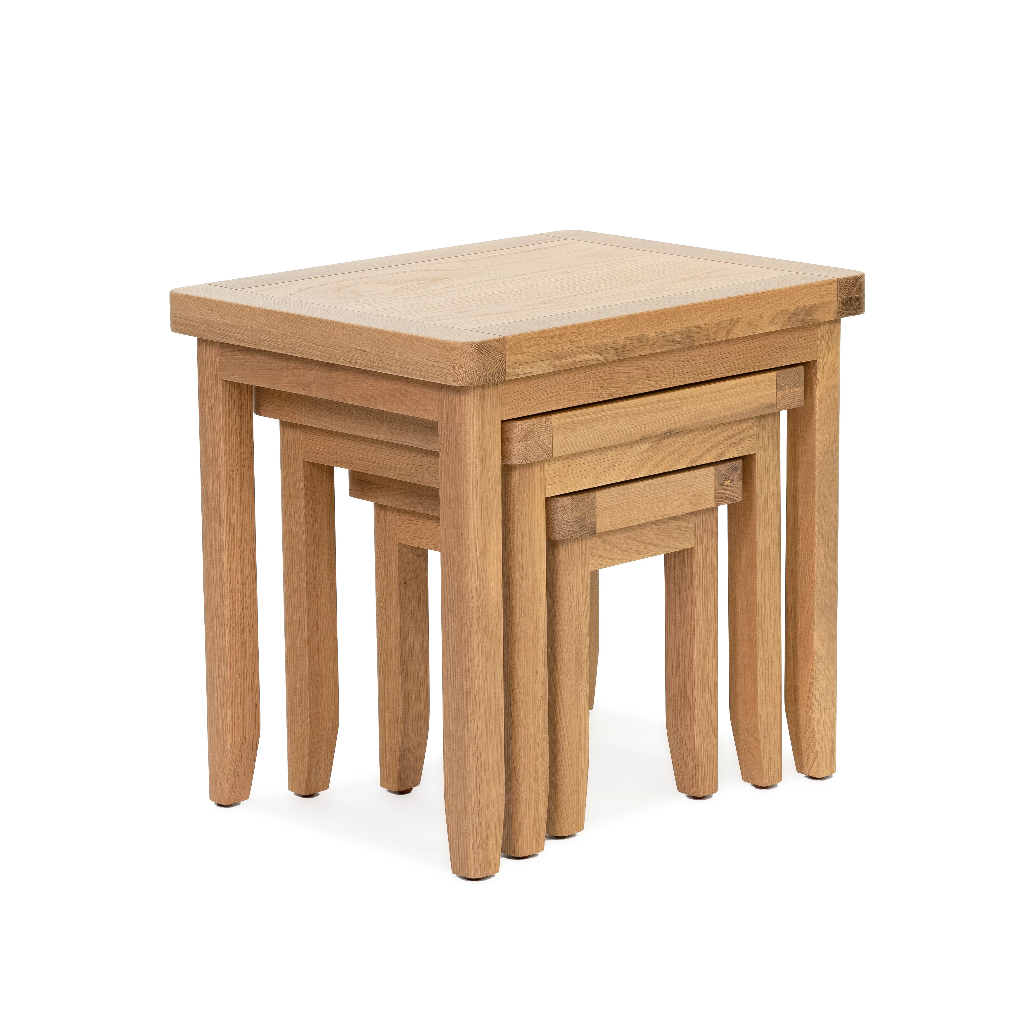 Gloucester Oak Nest of 3 Tables - Image 2