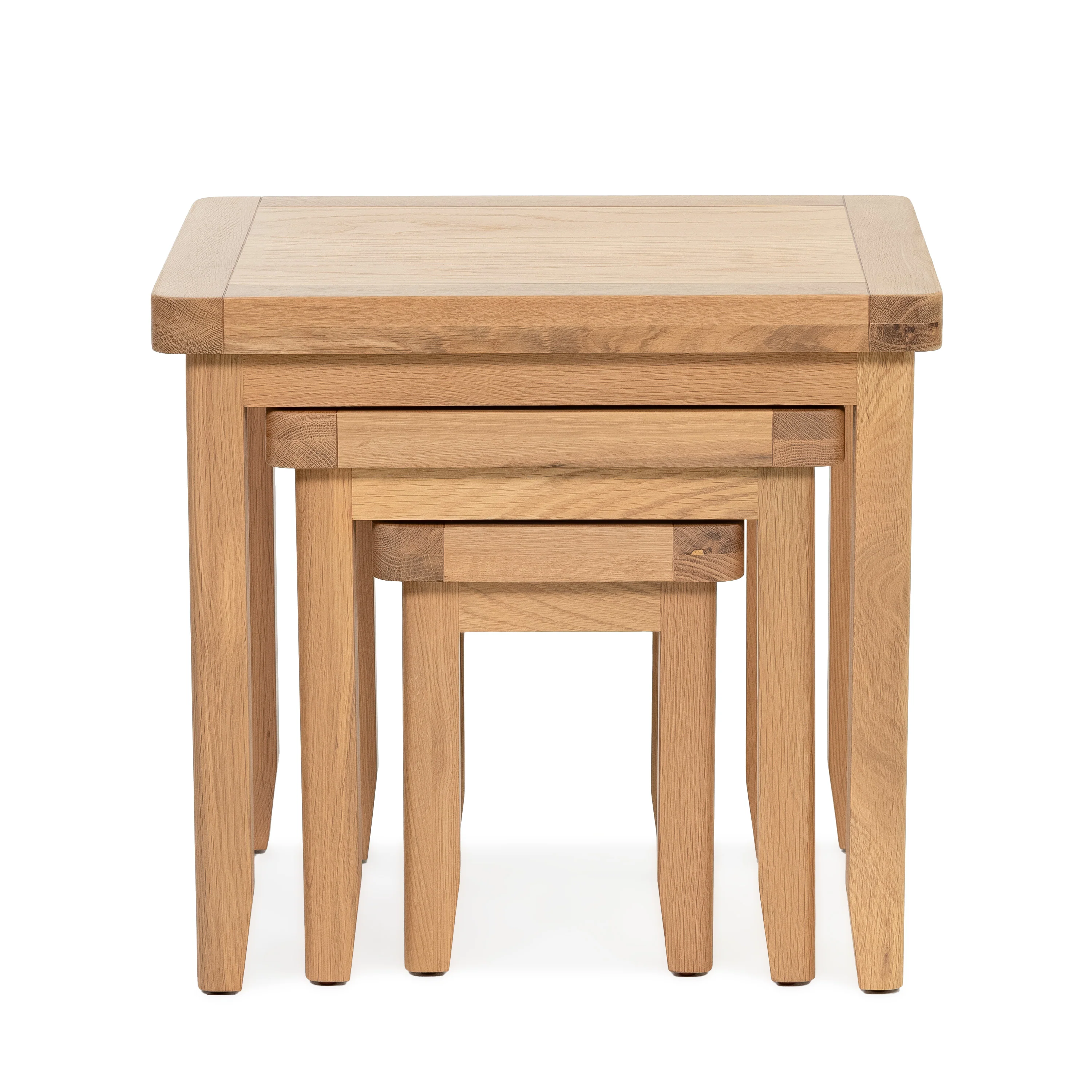 Gloucester Oak Nest of 3 Tables - Image 3