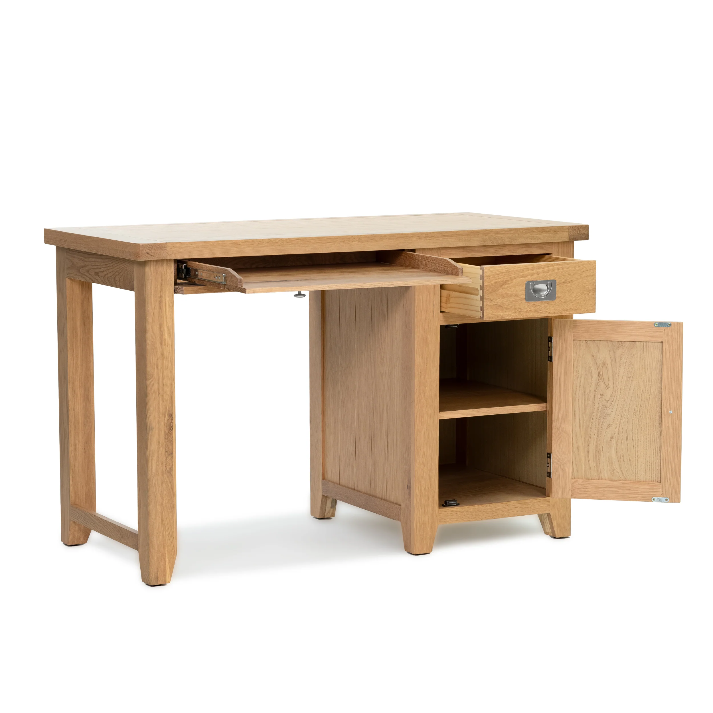 Gloucester Oak Single Pedestal Desk - Image 3