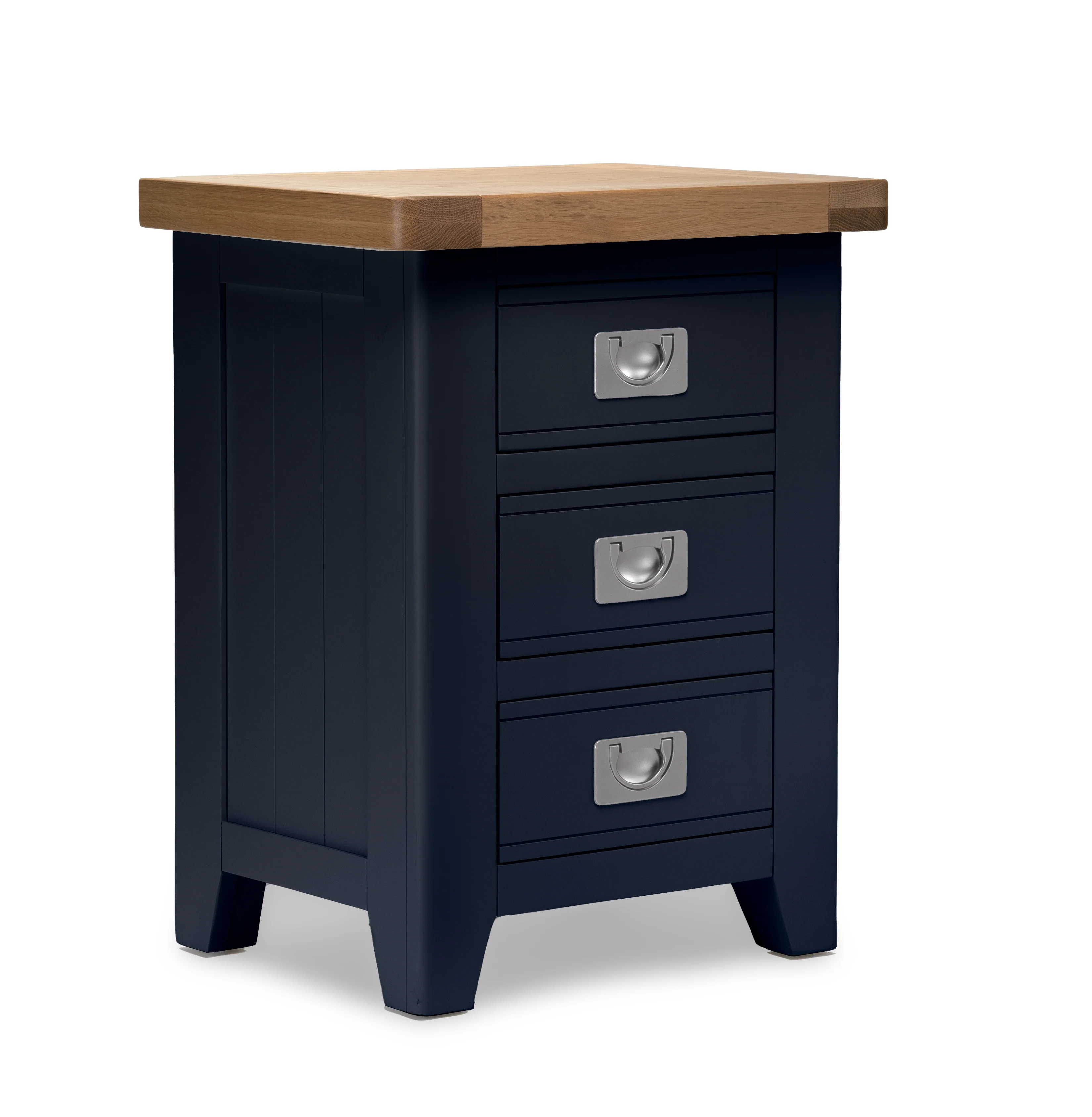 Gloucester Railings 3 Drawer Bedside Table