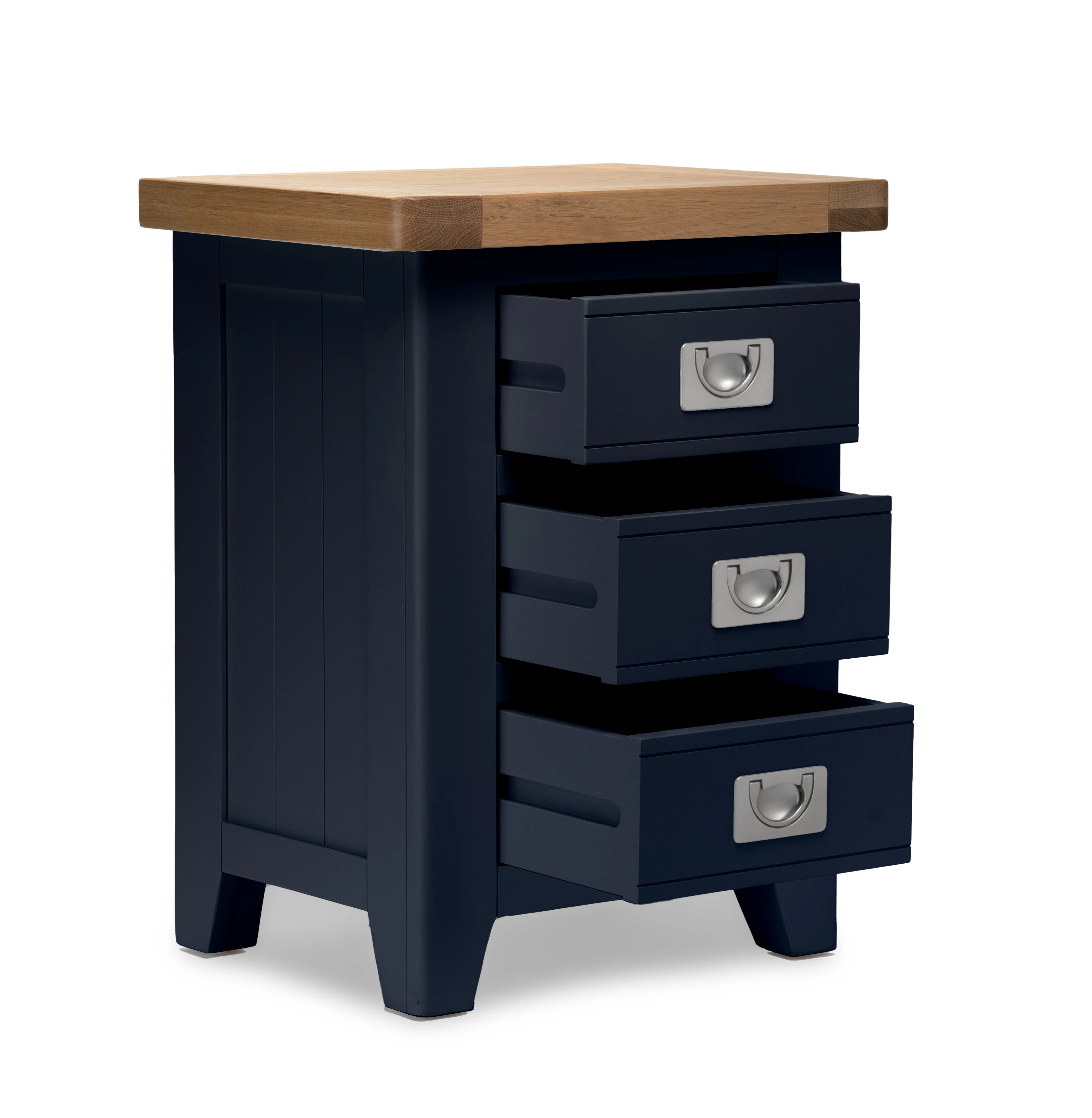 Gloucester Railings 3 Drawer Bedside Table - Image 2