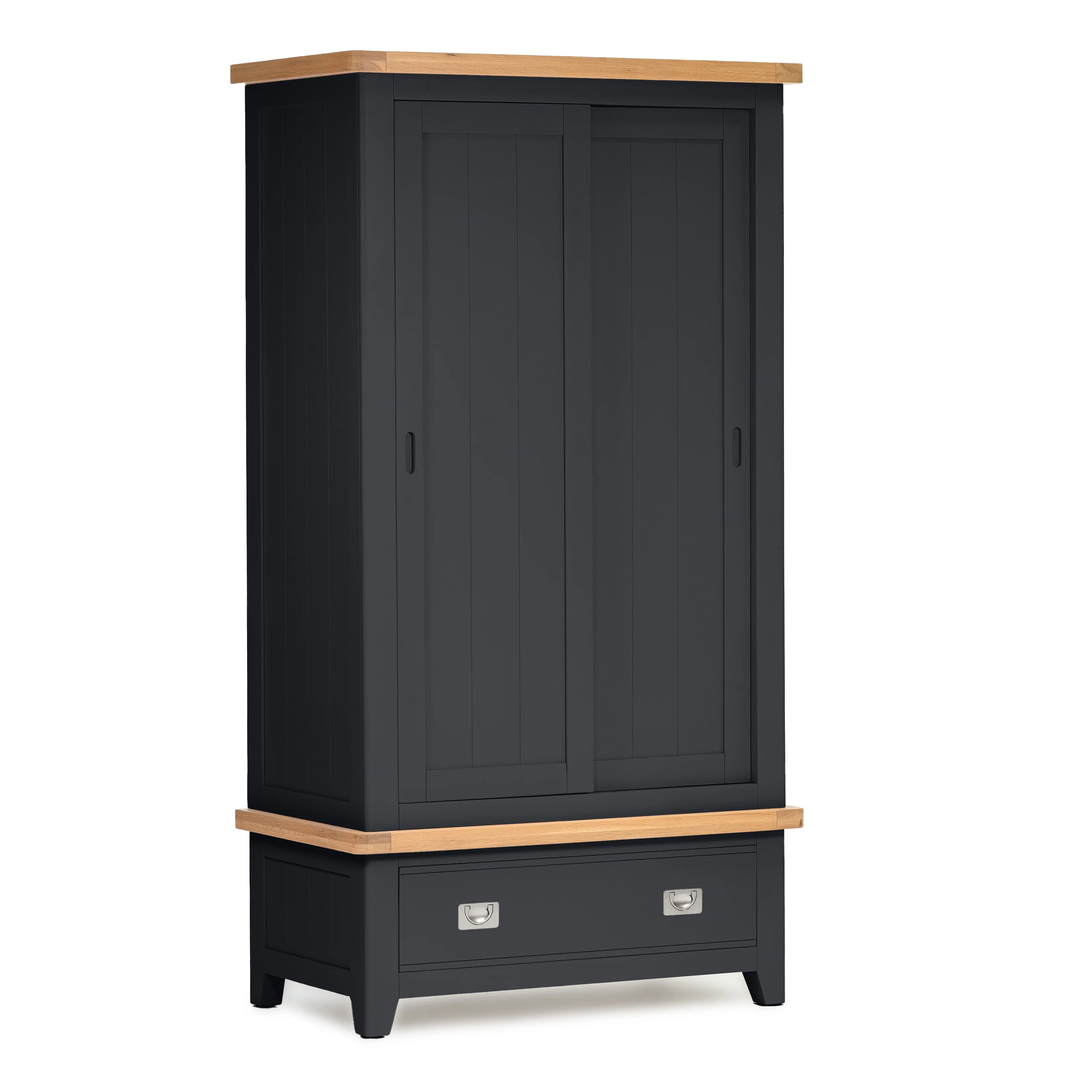 Gloucester Railings Double Sliding Door Wardrobe - Image 2