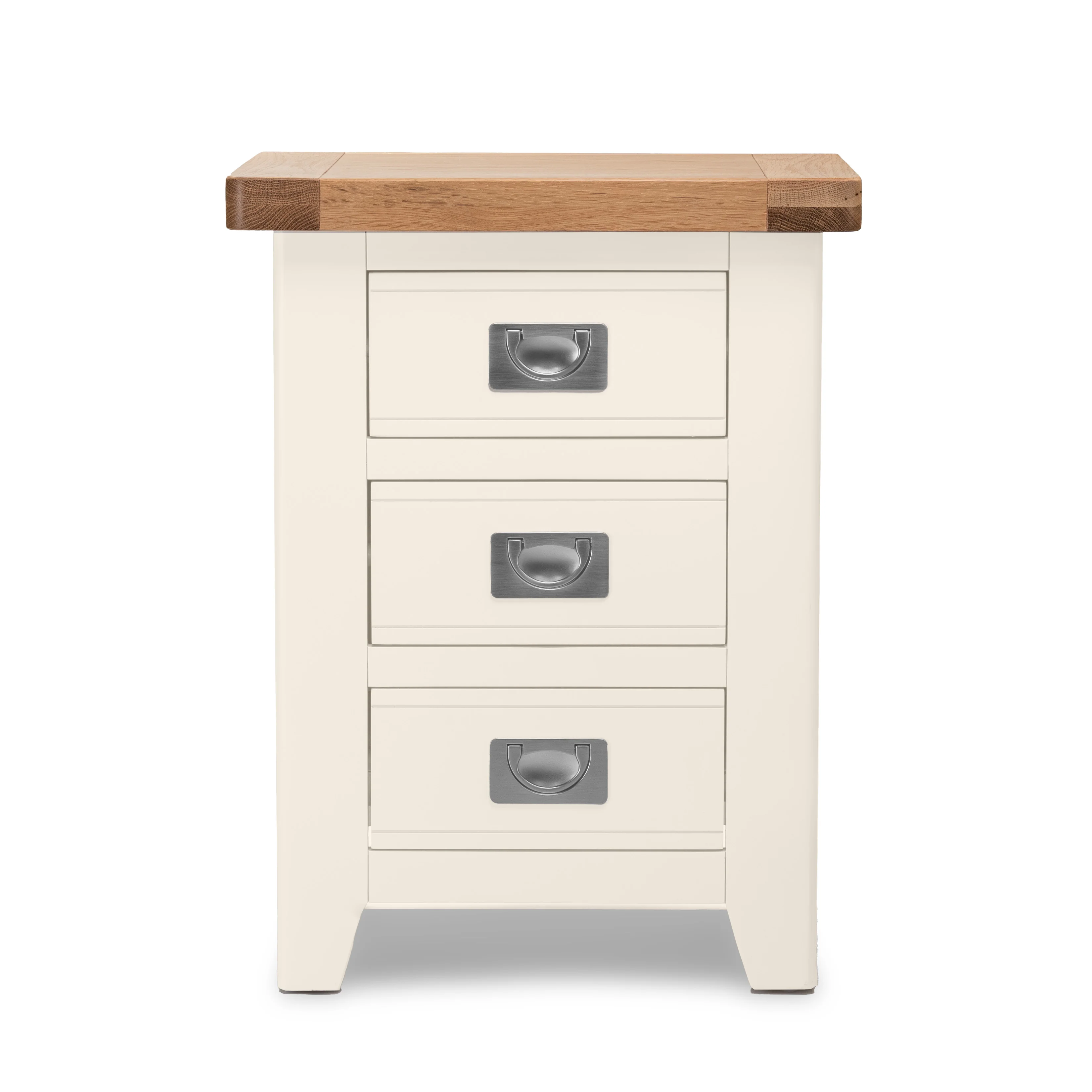 Gloucester Stone 3 Drawer Bedside Table - Image 3