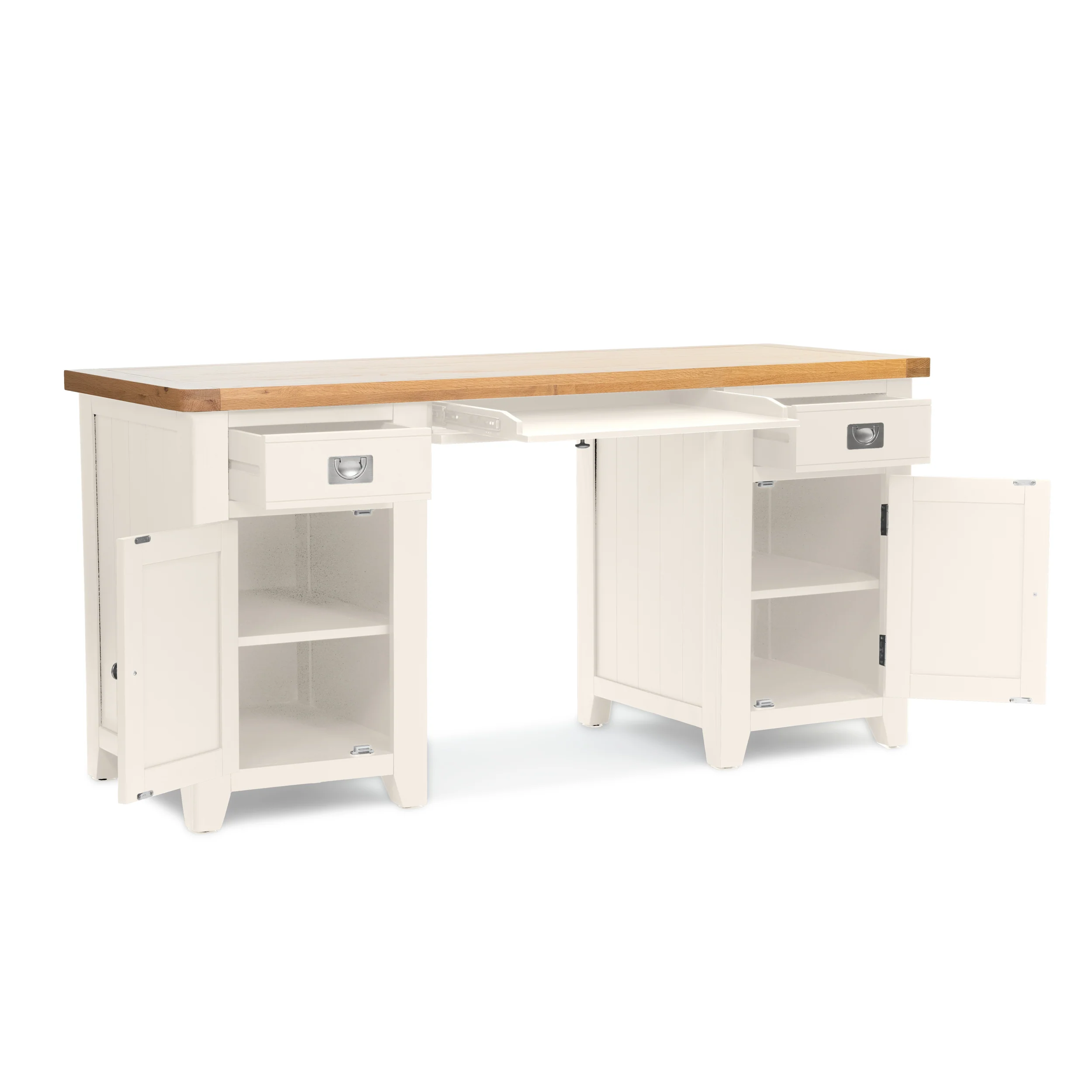 Gloucester Stone Double Pedestal Desk - Image 3