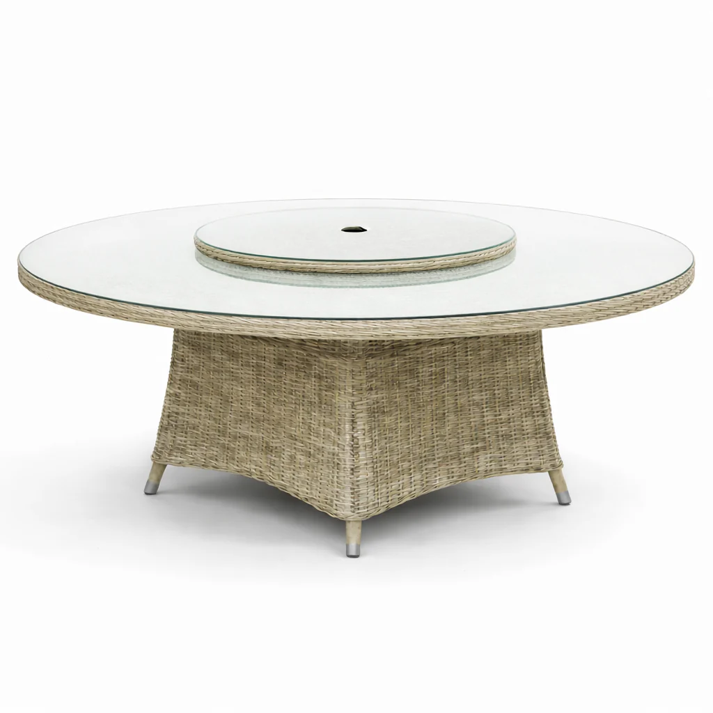 Hampshire Garden 6 Seat Round Dining Set - Image 5