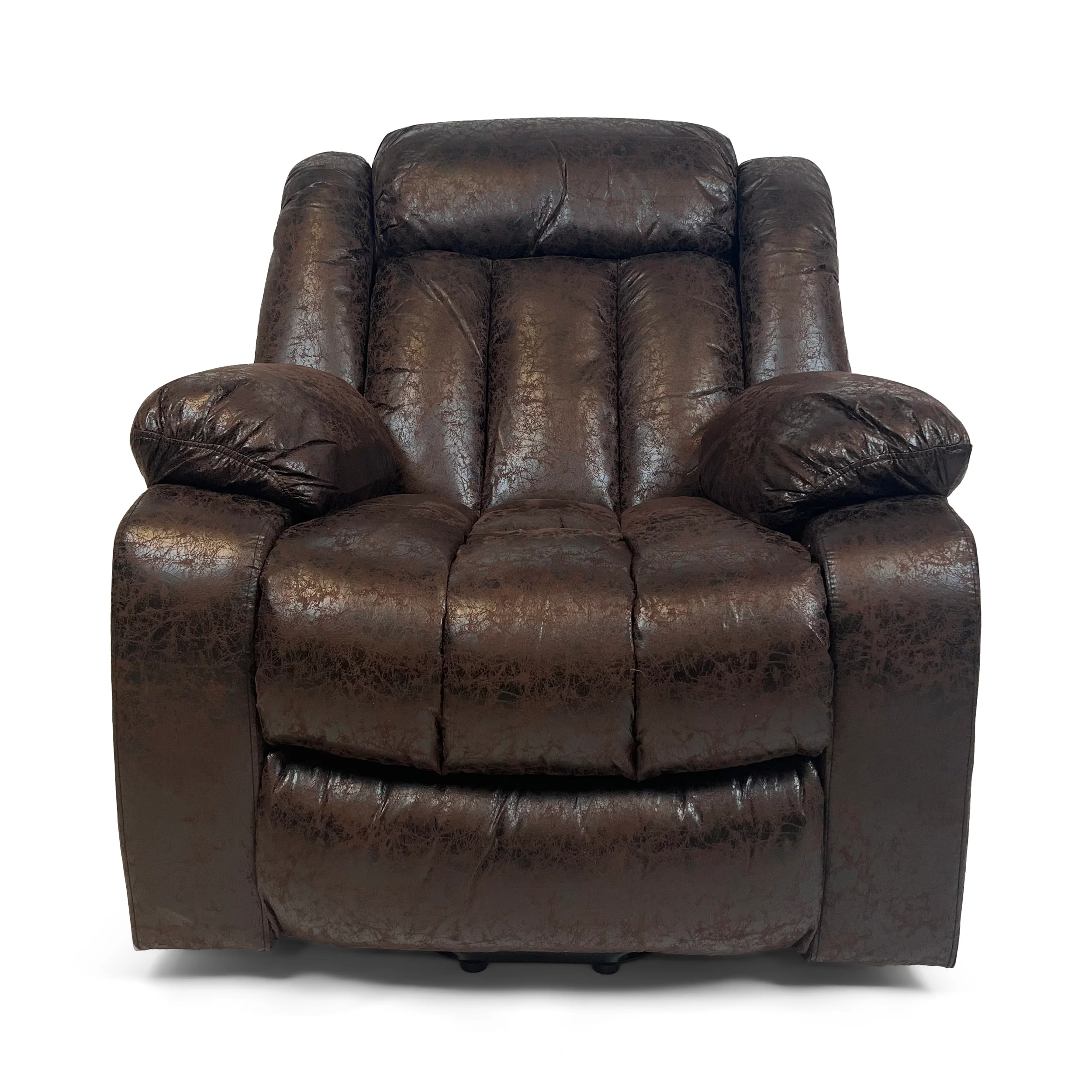 Harper Dual Motor Heated Vibrating Massage Rise & Recliner | Brown - Image 5