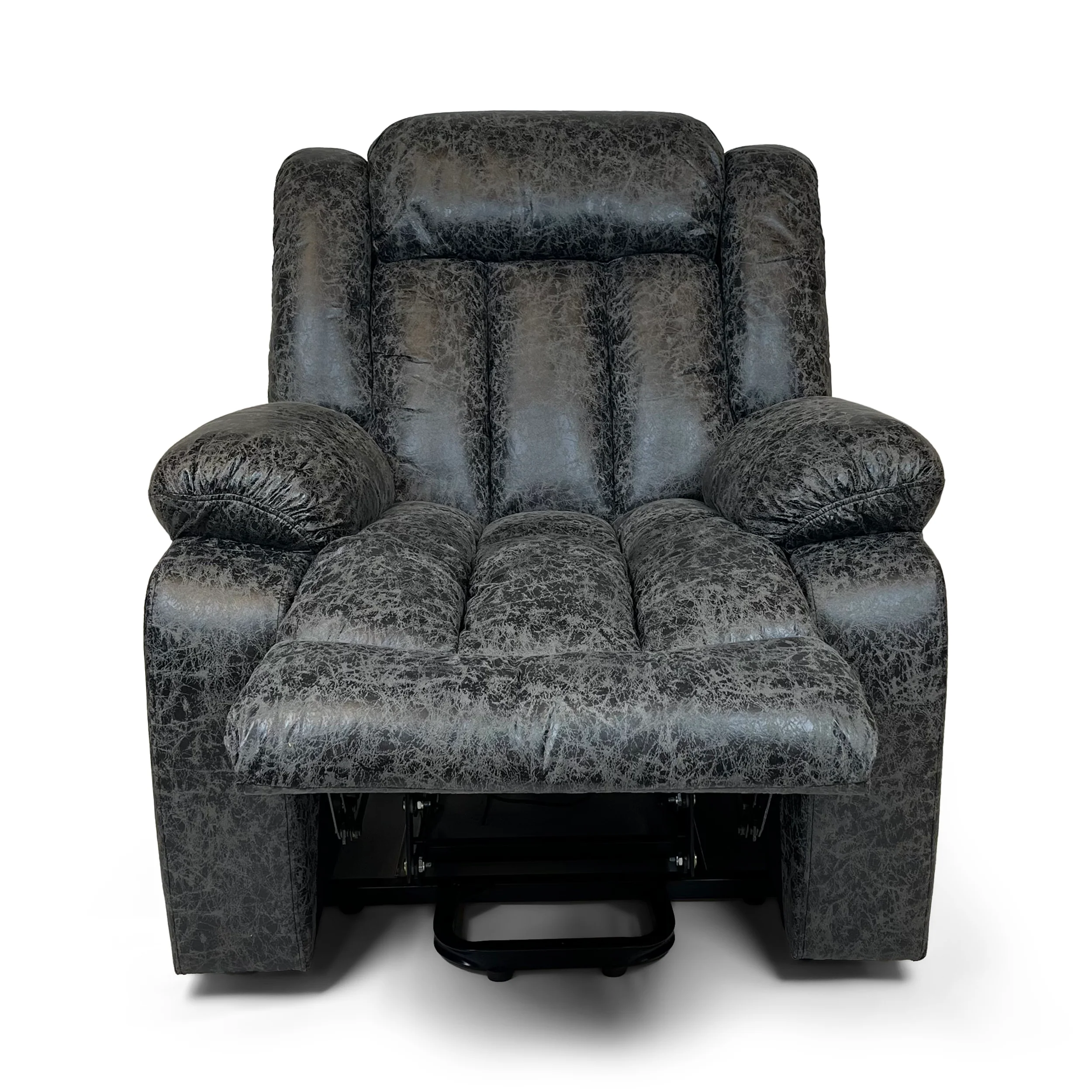 Harper Dual Motor Heated Vibrating Massage Rise & Recliner | Grey - Image 4