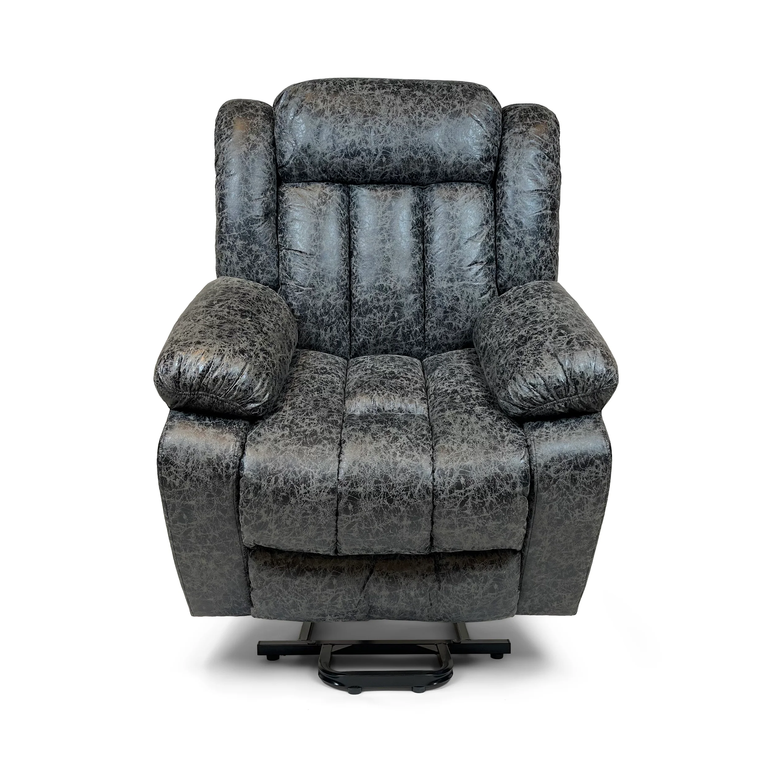 Harper Dual Motor Heated Vibrating Massage Rise & Recliner | Grey - Image 5