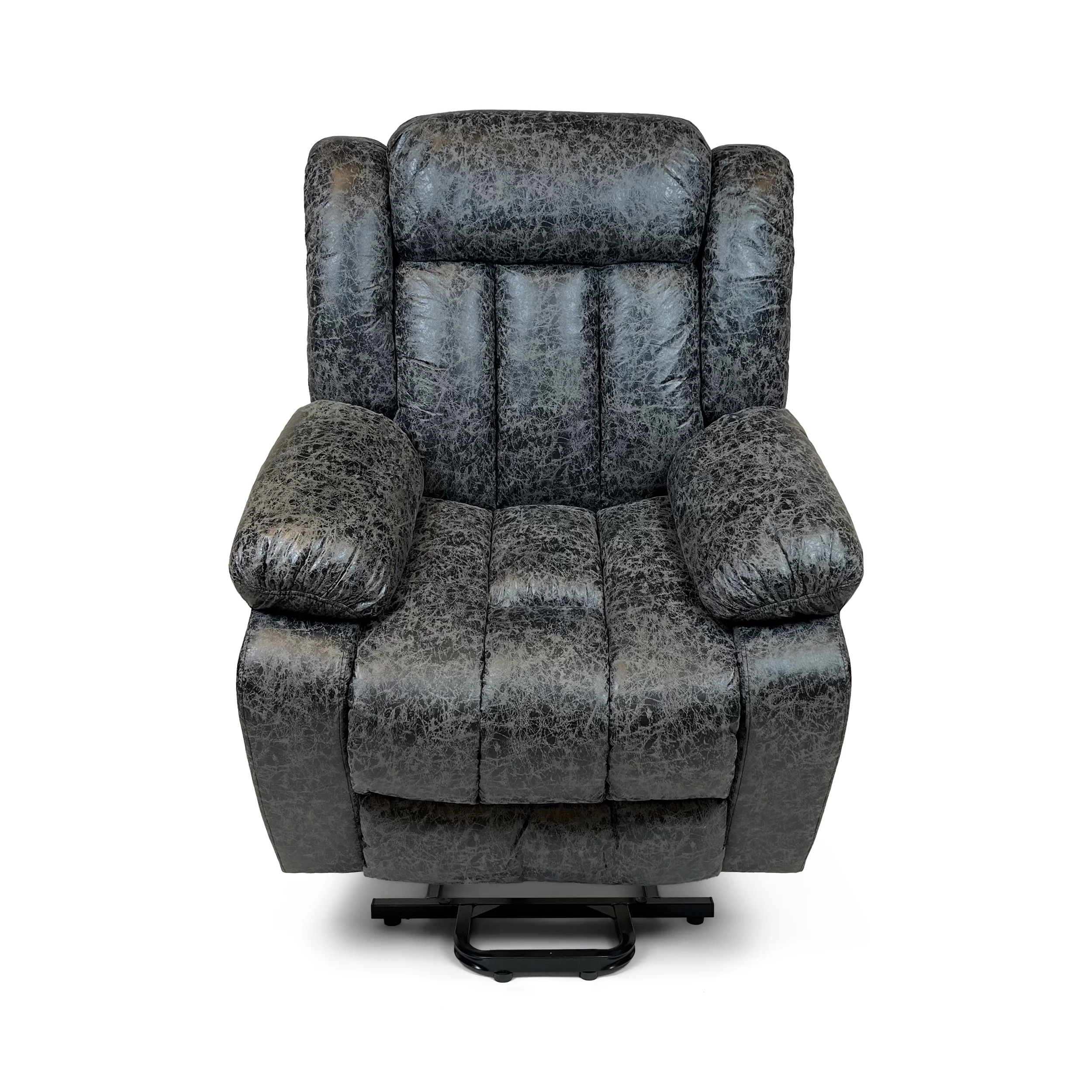 Harper Dual Motor Heated Vibrating Massage Rise & Recliner | Grey - Image 6