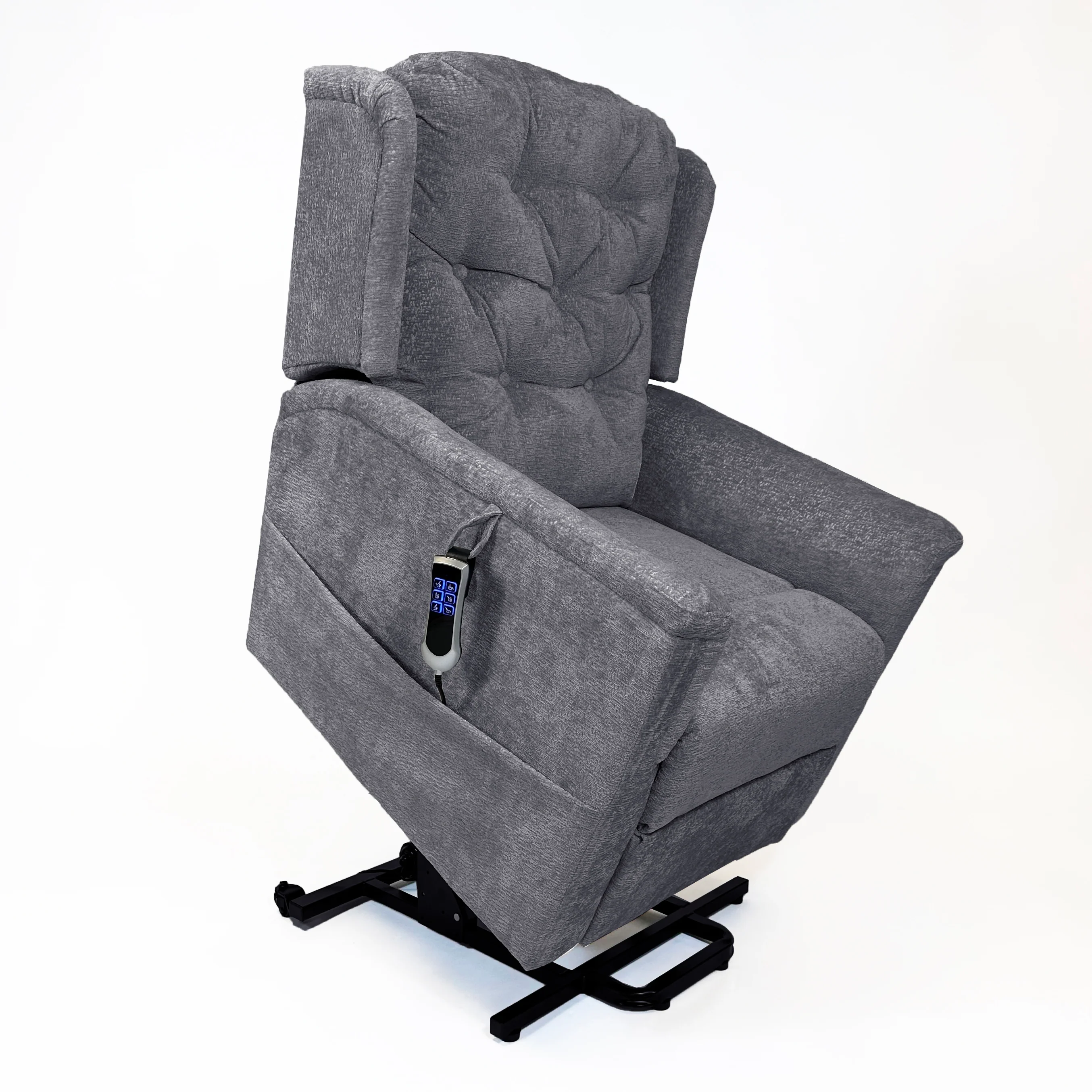 Henley Electric Lift Assist Recliner | Grey - Image 4