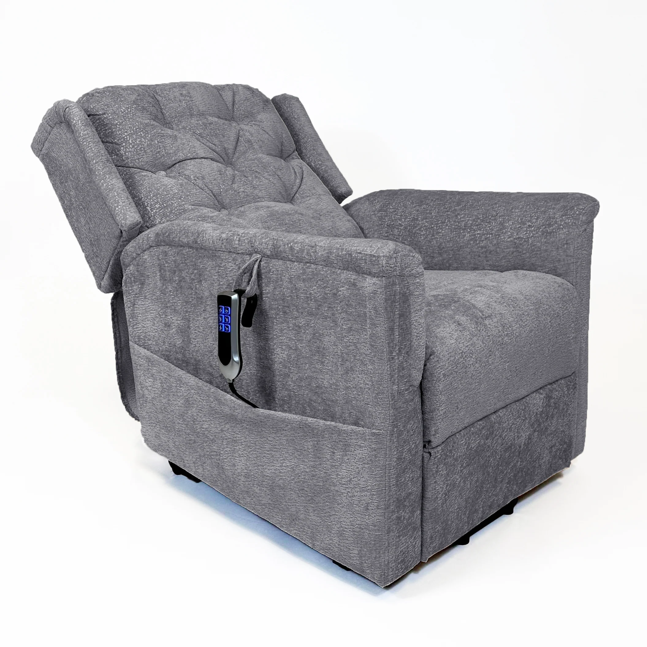 Henley Electric Lift Assist Recliner | Grey - Image 5