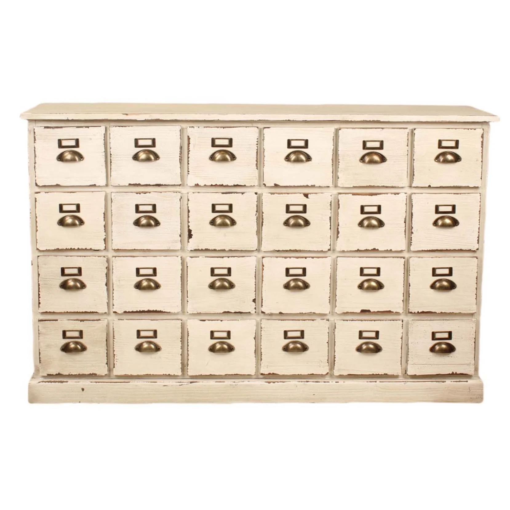 Heritage Distressed White Dutch Multi-Drawer Storage Sideboard - Image 3