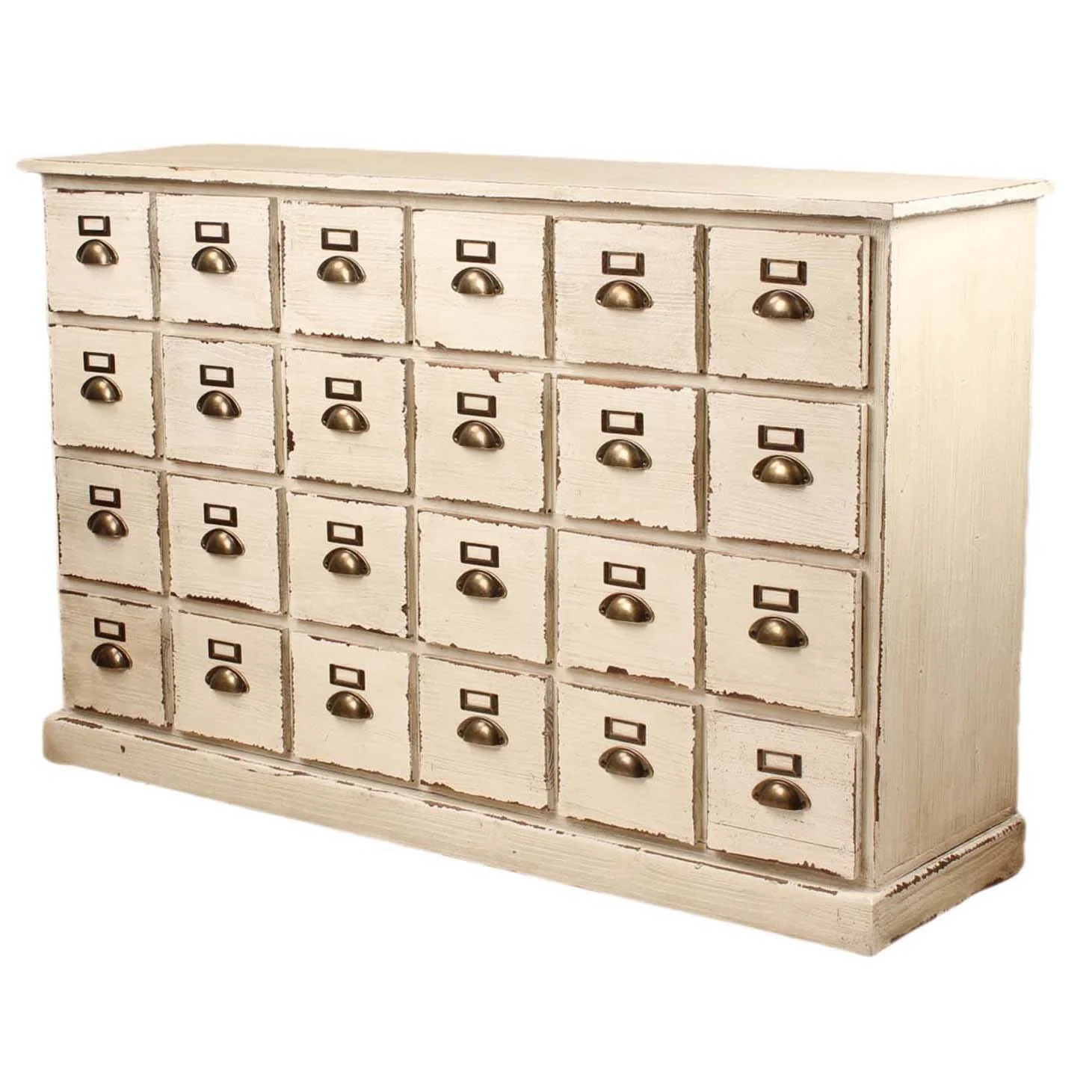 Heritage Distressed White Dutch Multi-Drawer Storage Sideboard - Image 4