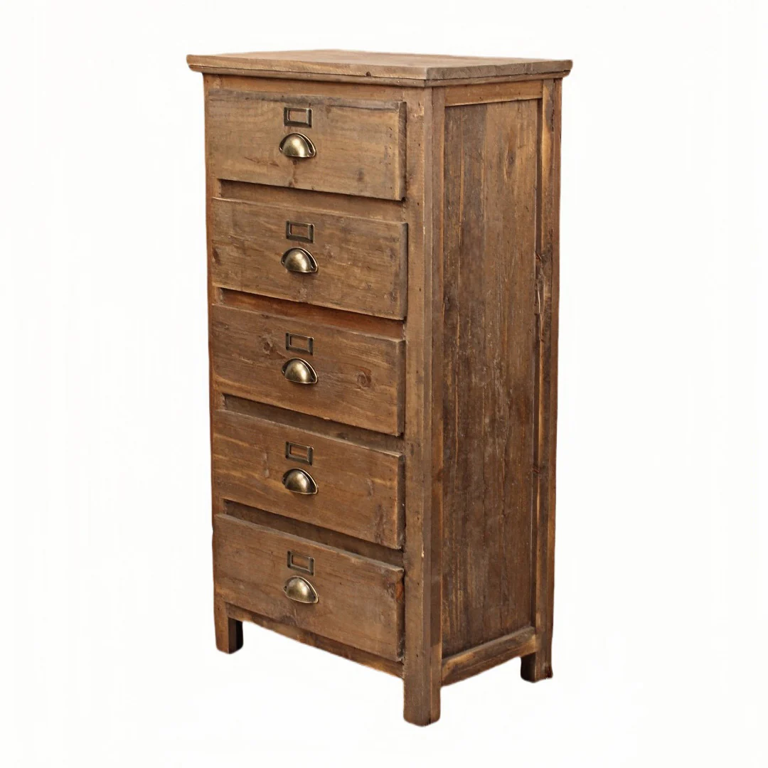 Heritage Natural 5 Drawer Tall Chest - Image 3