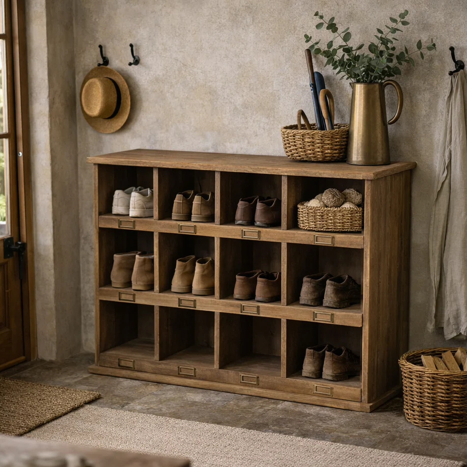 Heritage Natural Large Shoe Storage