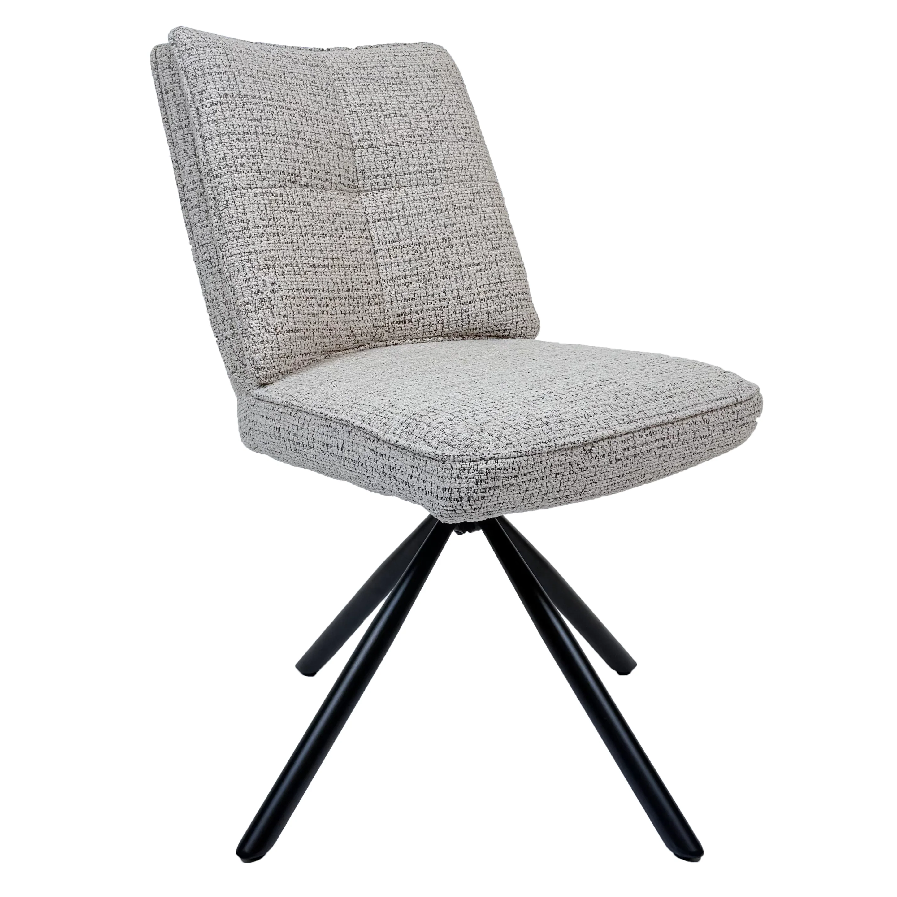 Houston Boucle Dining Chair | Smudge Grey - Image 2