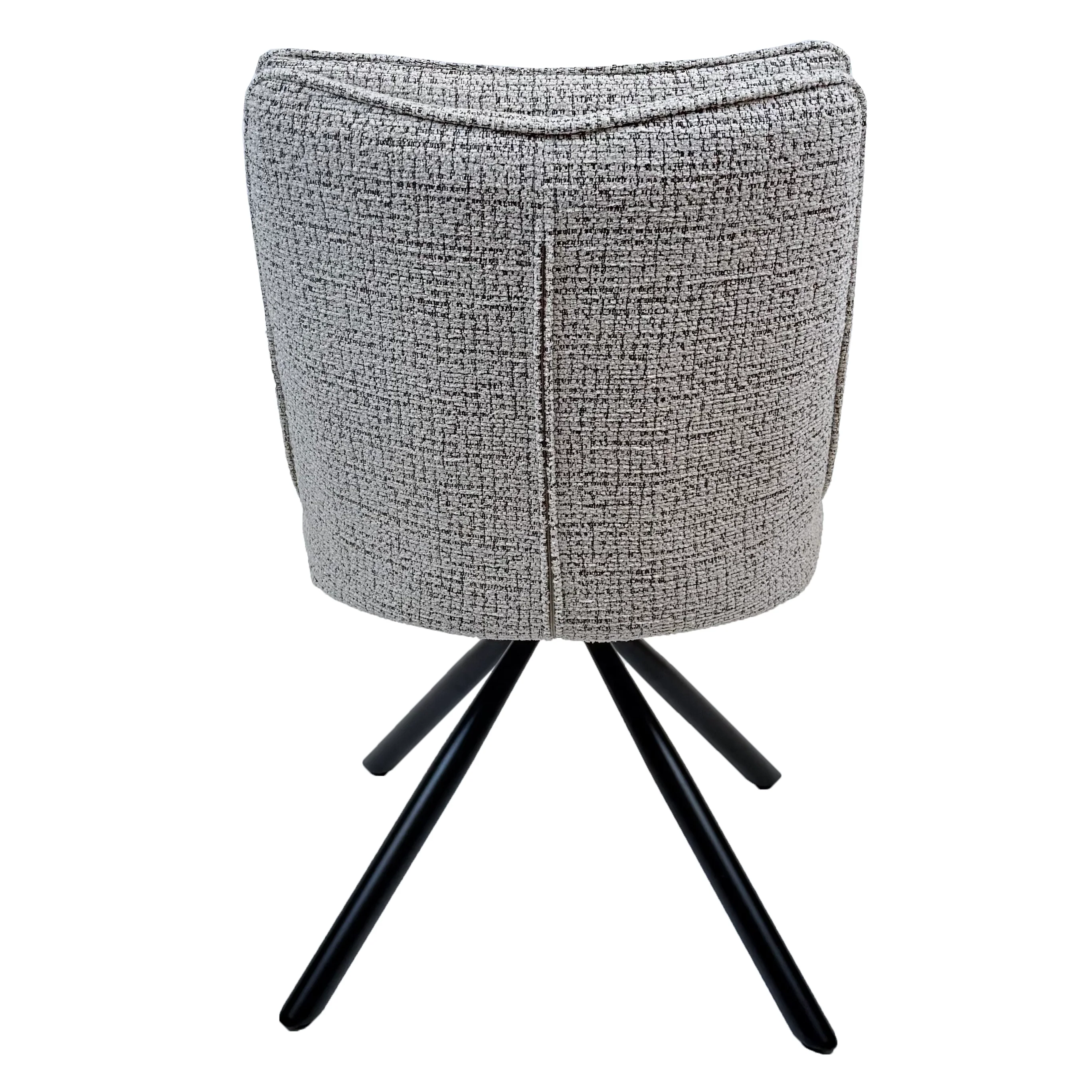Houston Boucle Dining Chair | Smudge Grey - Image 5