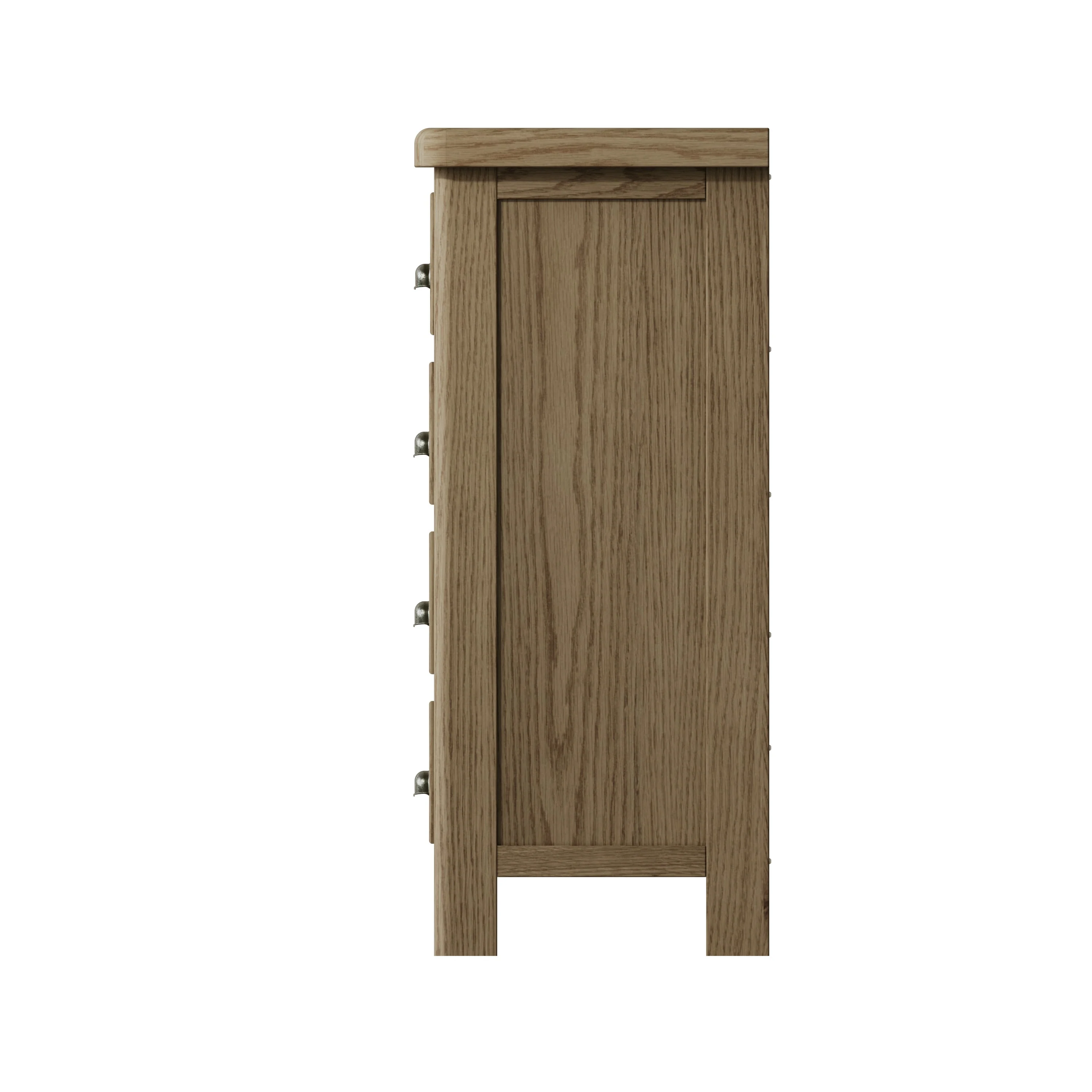 Hove Smoked Oak 2 Over 3 Chest of Drawers - Image 5