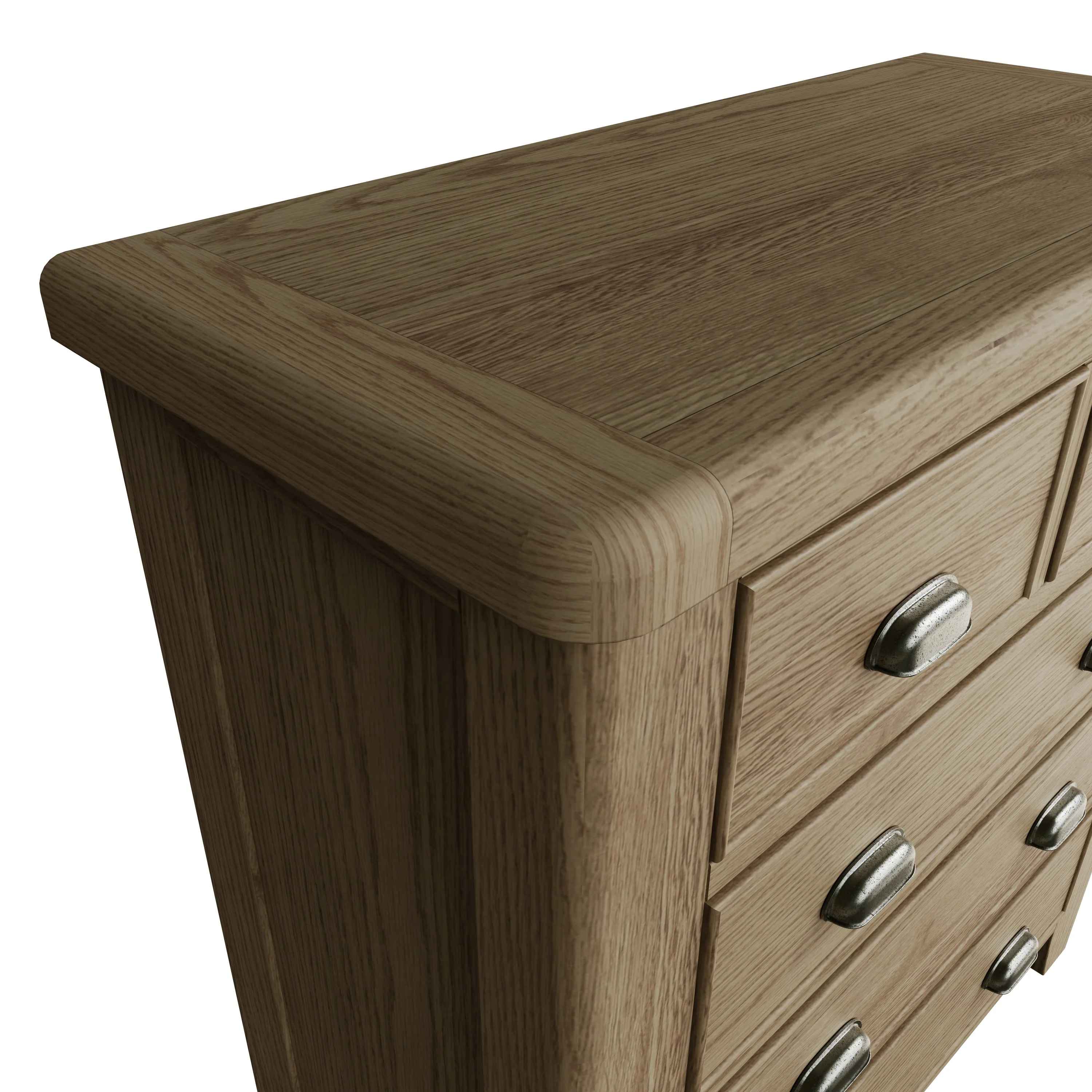Hove Smoked Oak 2 Over 3 Chest of Drawers - Image 6