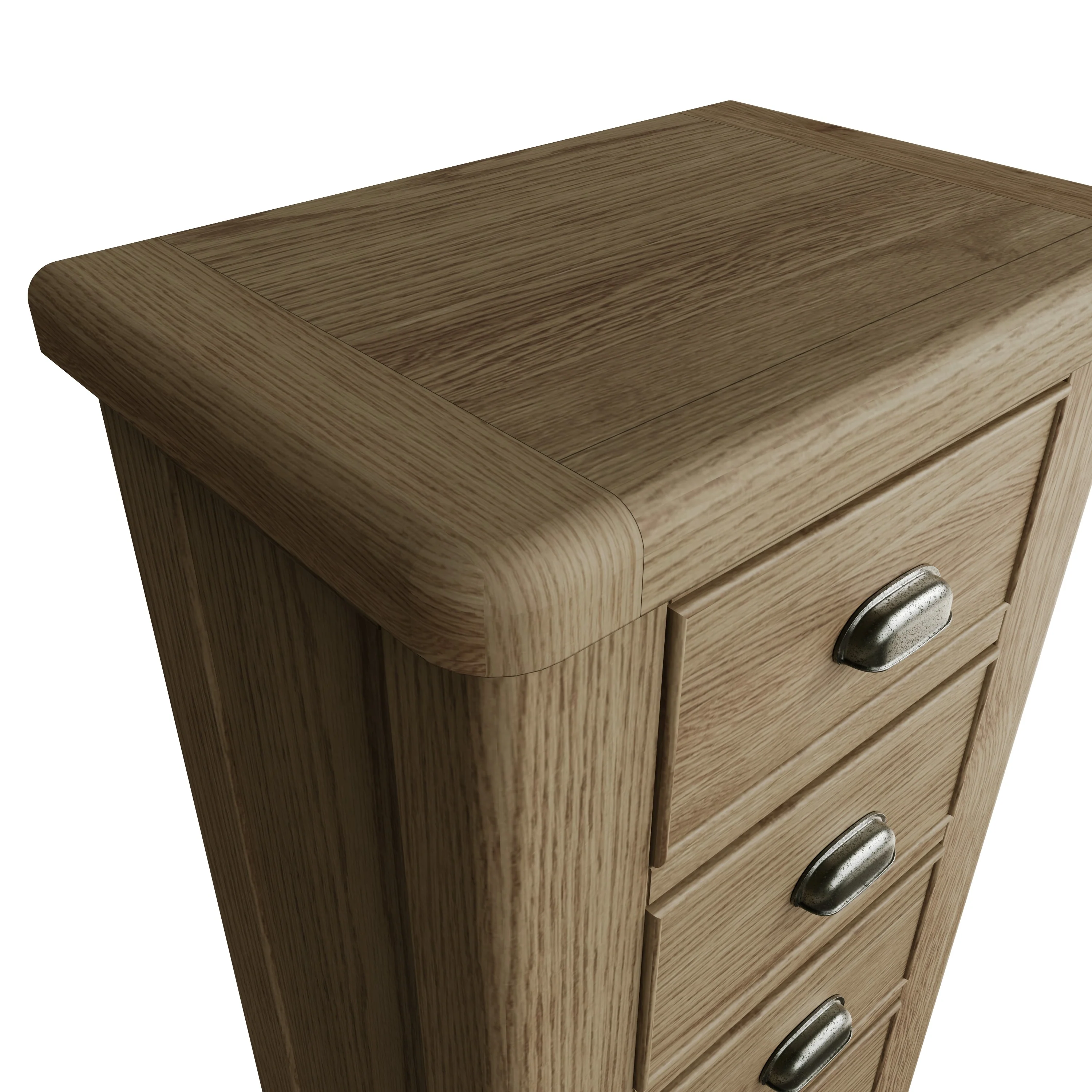 Hove Smoked Oak 4 Drawer Chest - Image 7