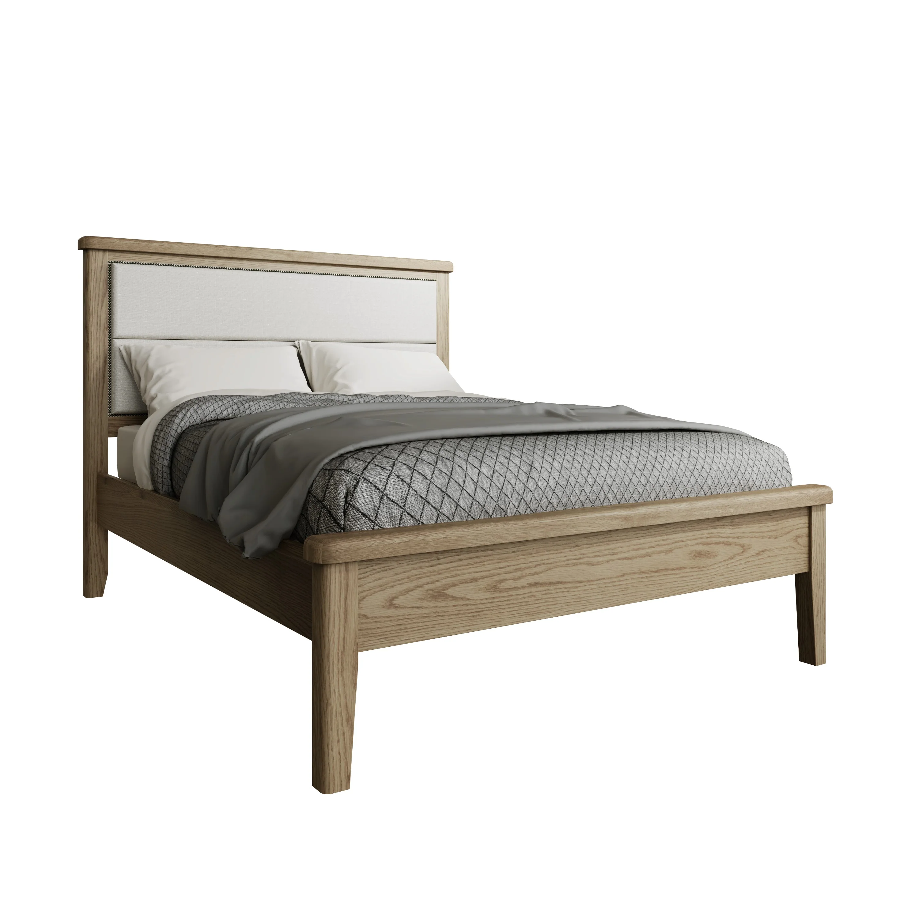 Hove Smoked Oak 5ft Kingsize Bed - Image 2