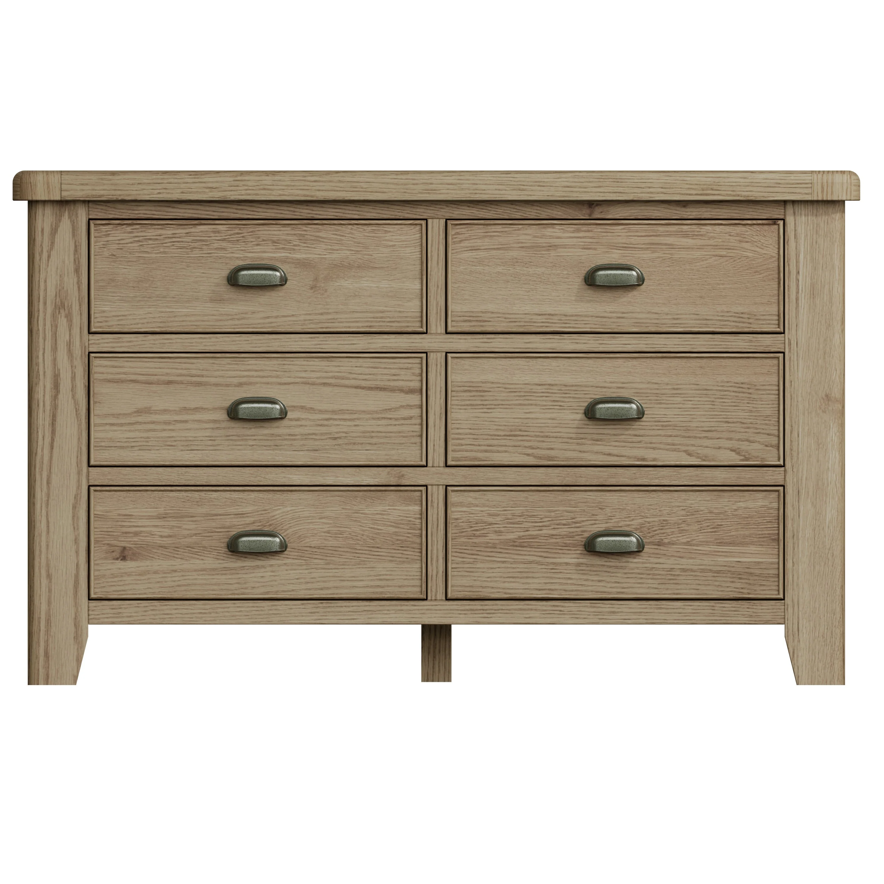 Hove Smoked Oak 6 Drawer Chest - Image 2