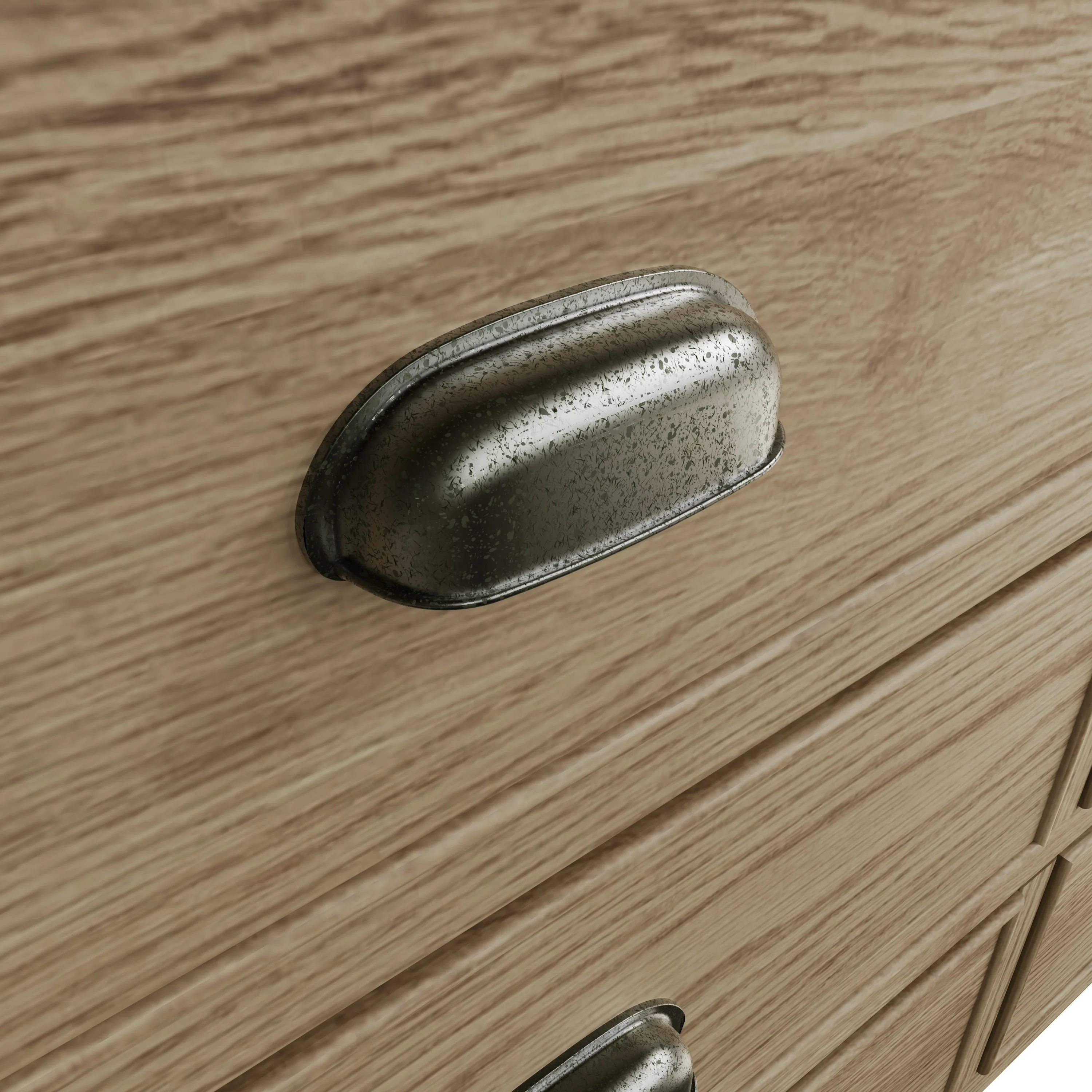 Hove Smoked Oak 6 Drawer Chest - Image 7