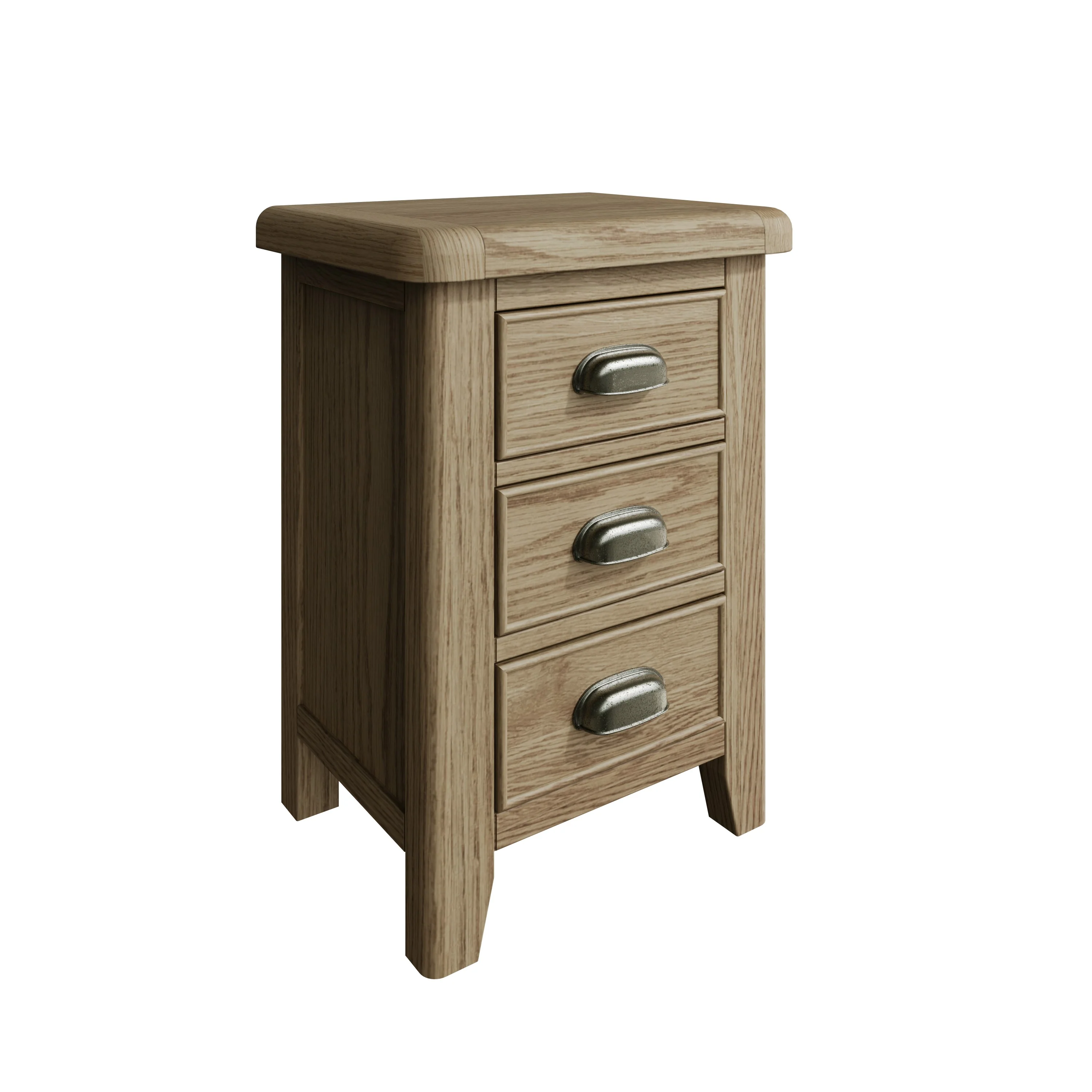Hove Smoked Oak Bedside Cabinet - Image 3