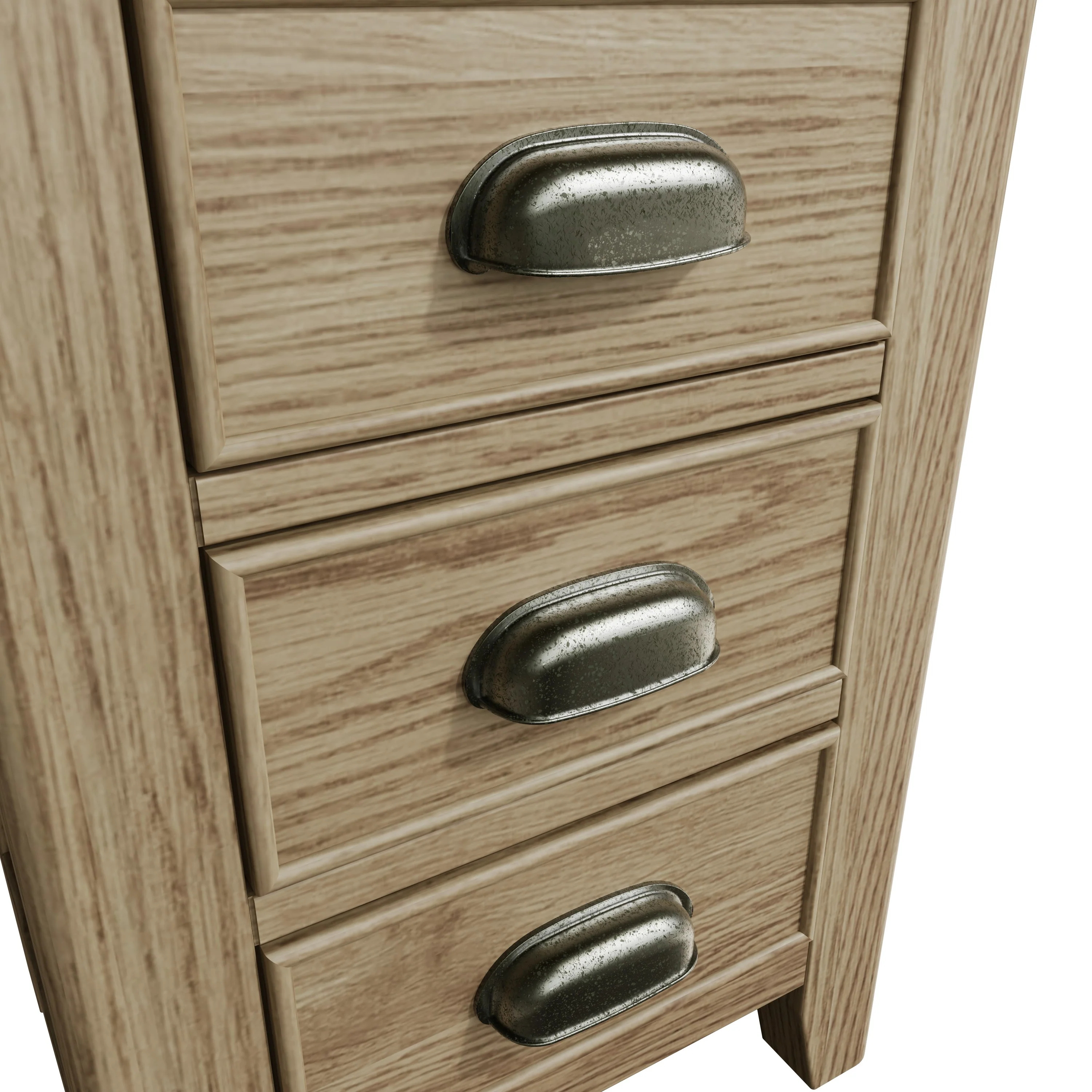 Hove Smoked Oak Bedside Cabinet - Image 8