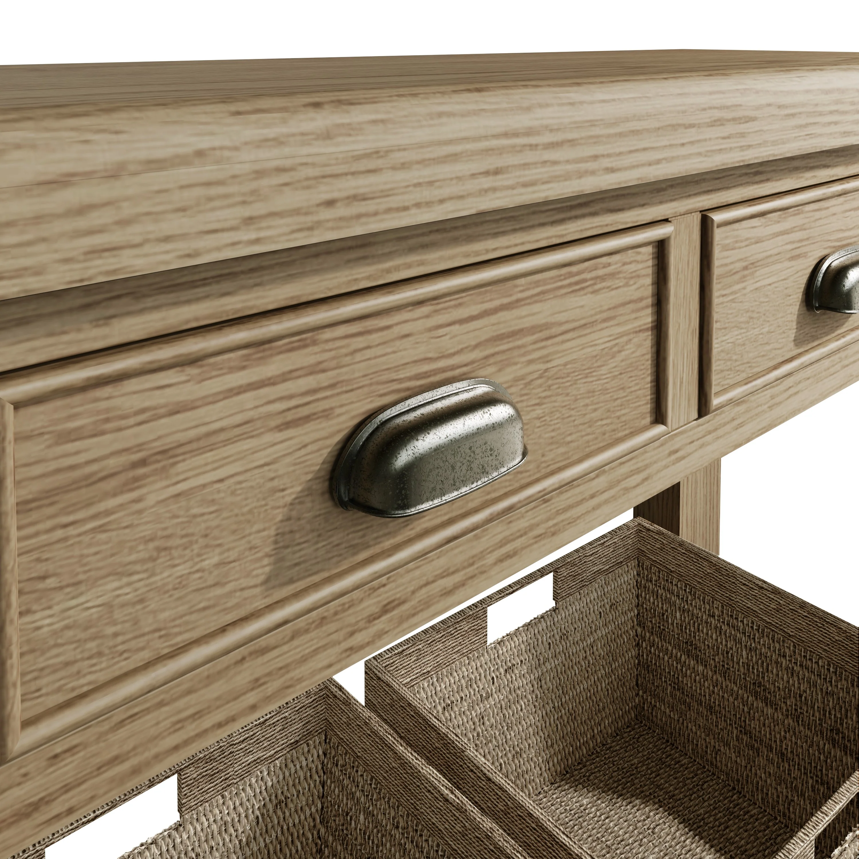 Hove Smoked Oak Console Table - Image 6