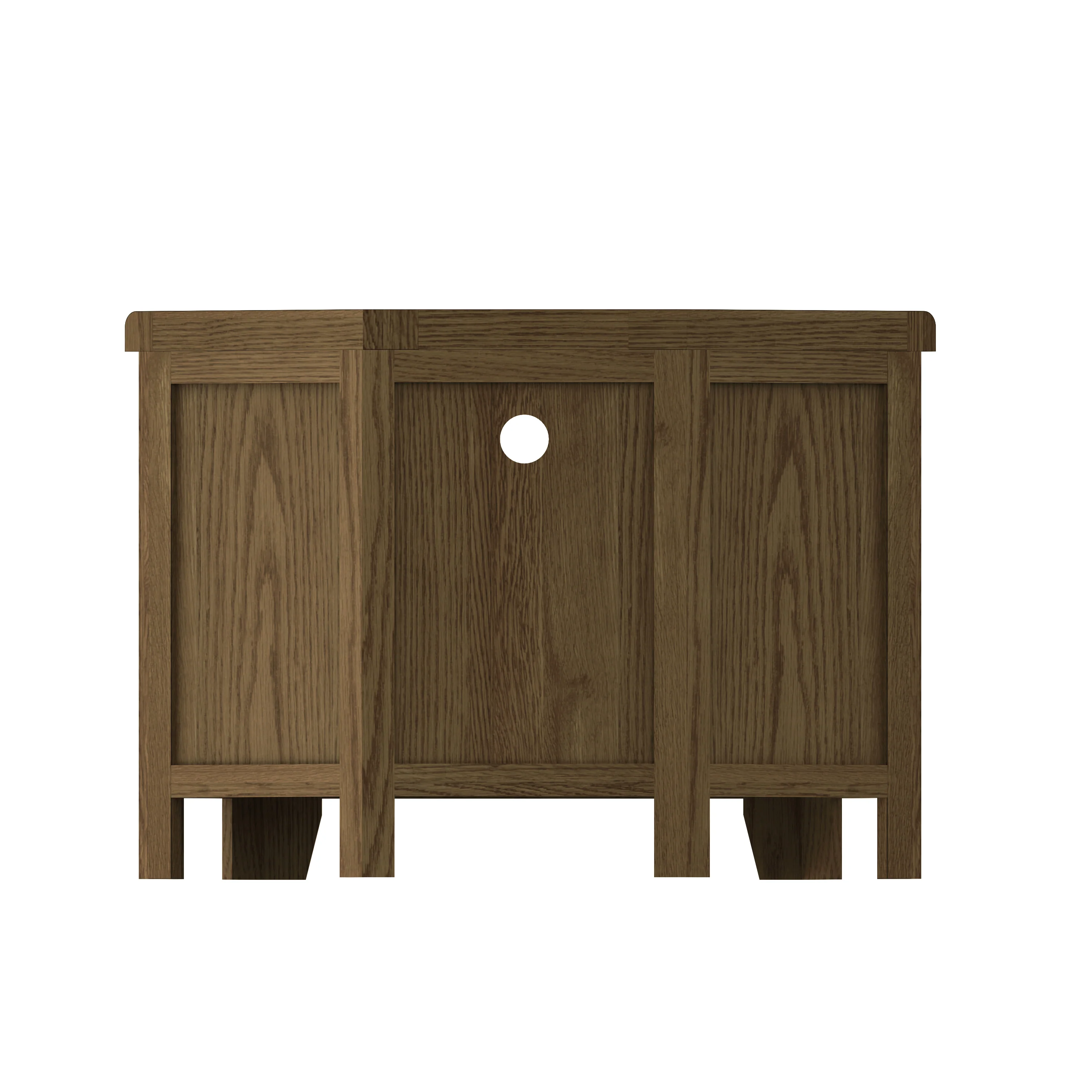 Hove Smoked Oak Corner TV Unit - Image 6
