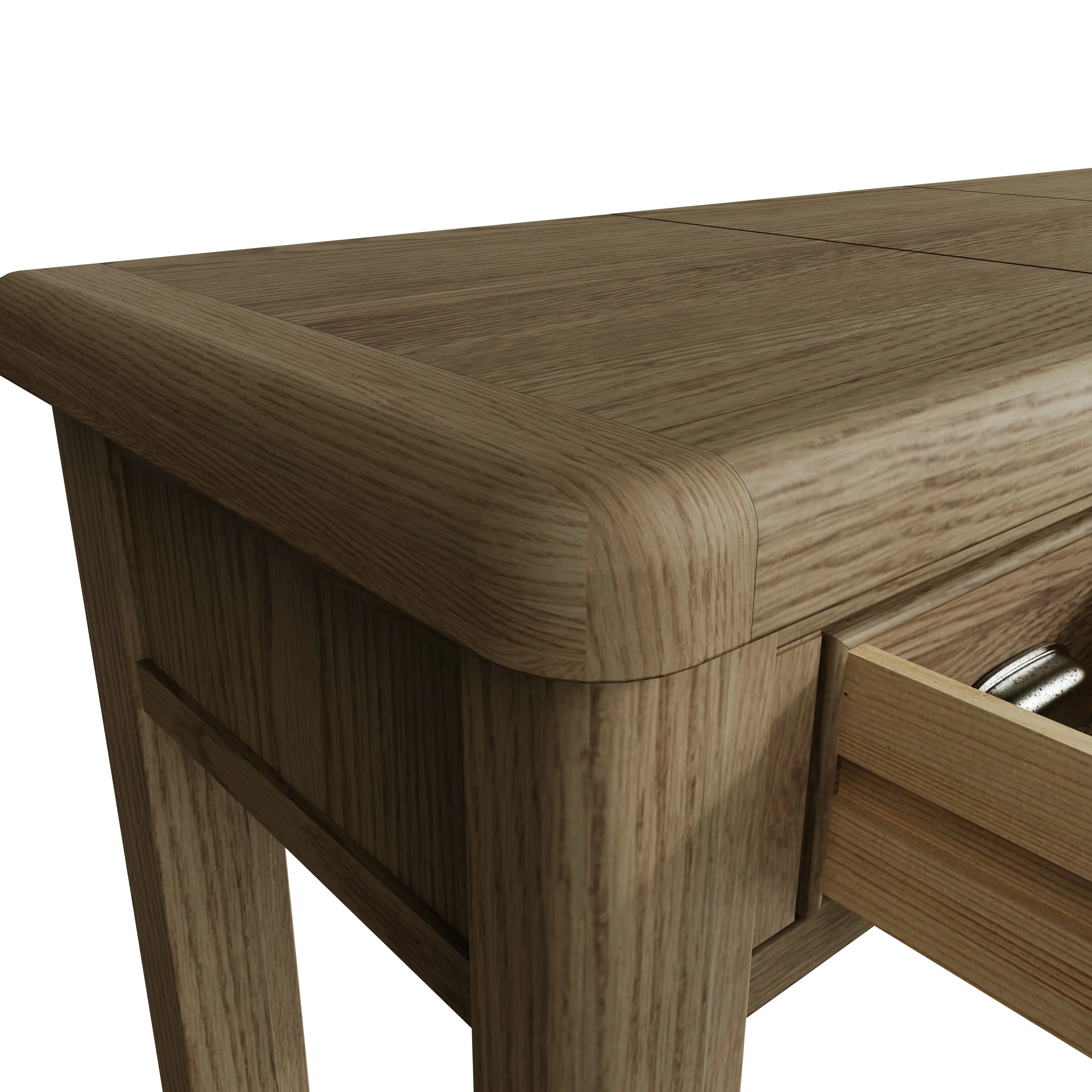 Hove Smoked Oak Dressing Table with Mirror - Image 10