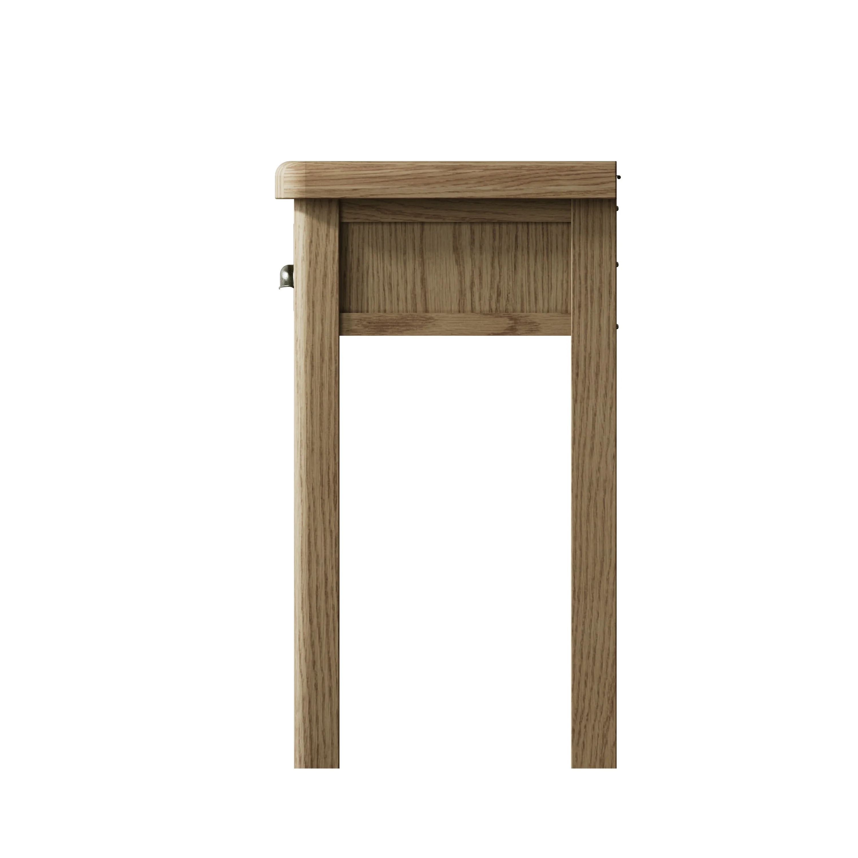 Hove Smoked Oak Dressing Table with Mirror - Image 7