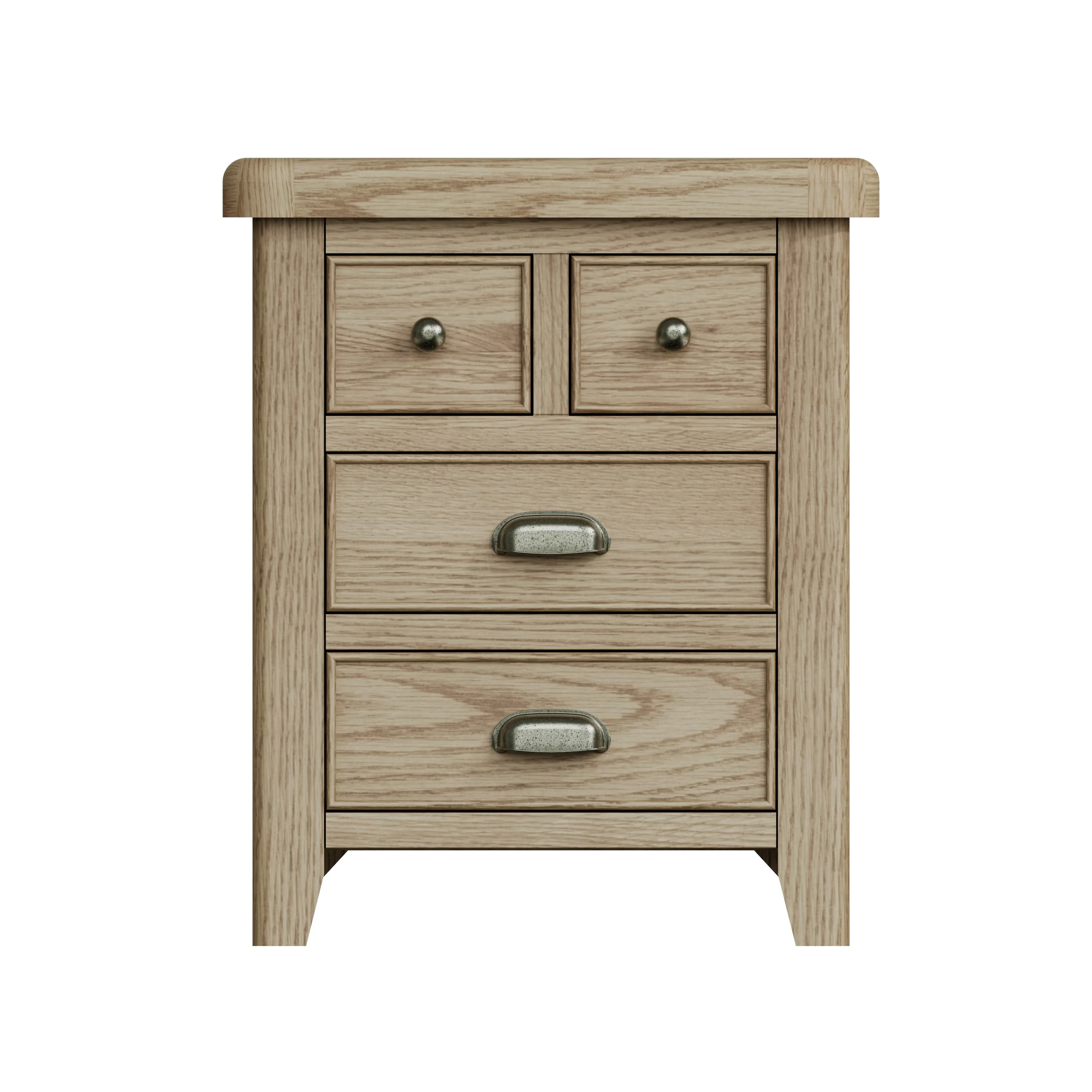 Hove Smoked Oak Extra Large Bedside Cabinet - Image 2