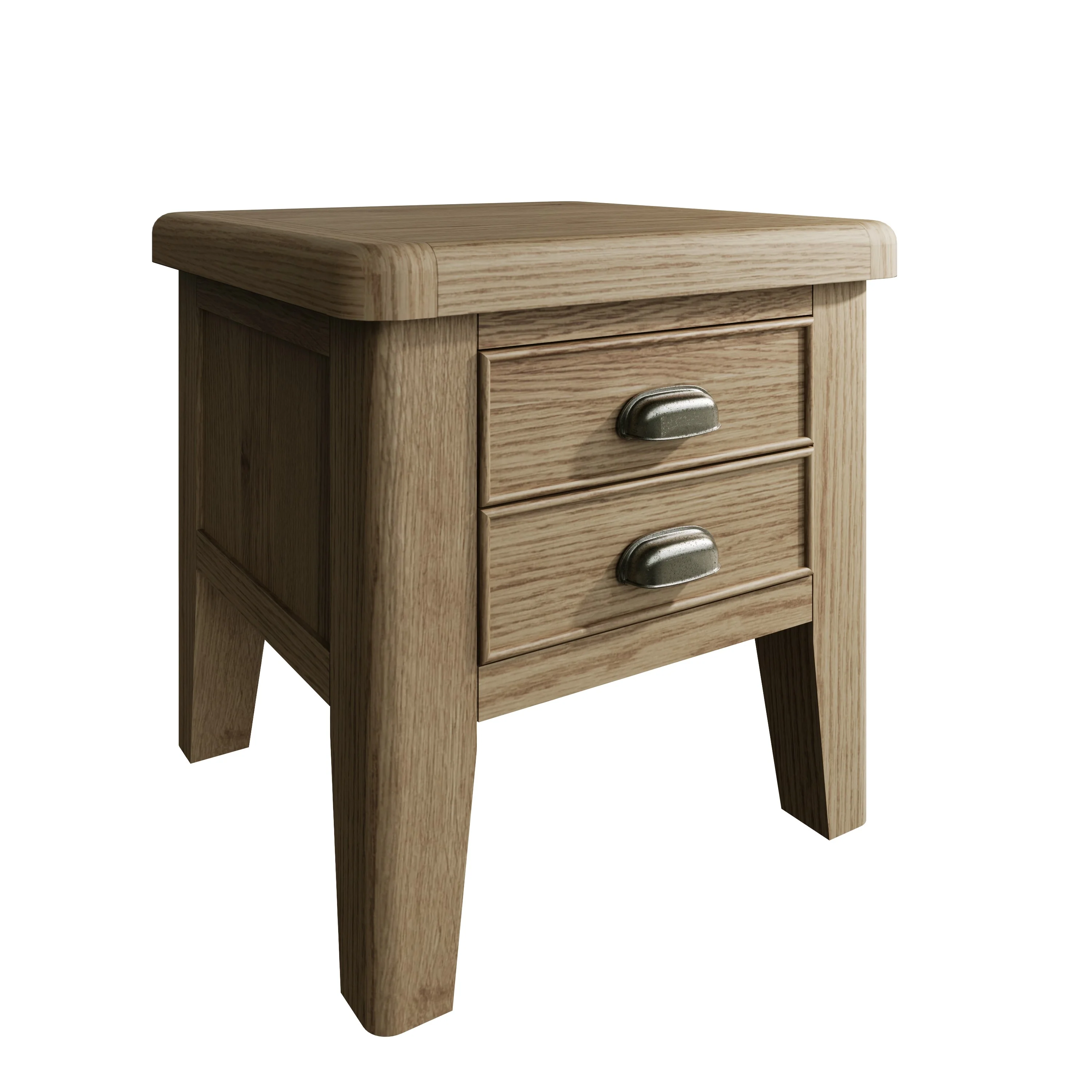 Hove Smoked Oak Lamp Table - Image 2
