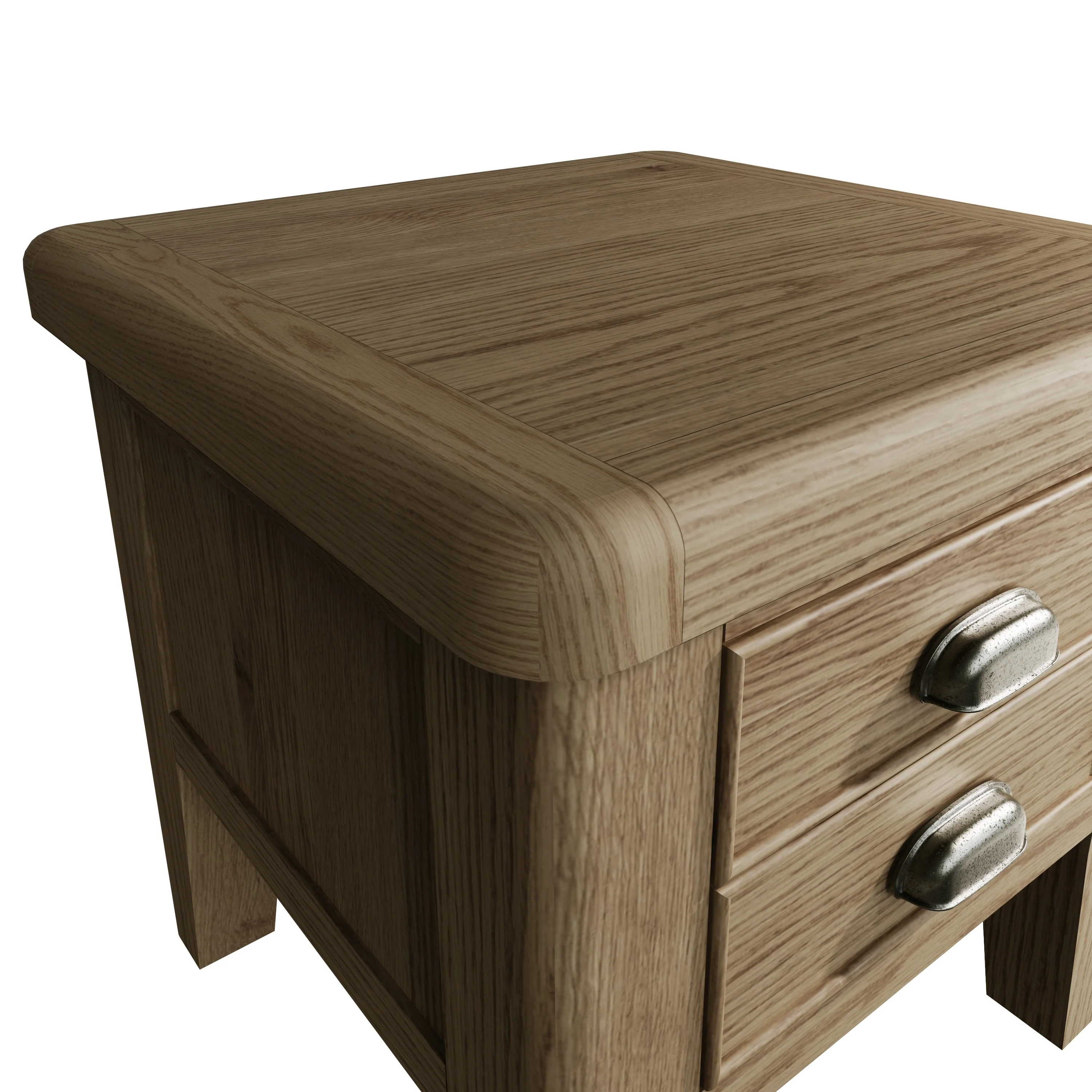 Hove Smoked Oak Lamp Table - Image 3