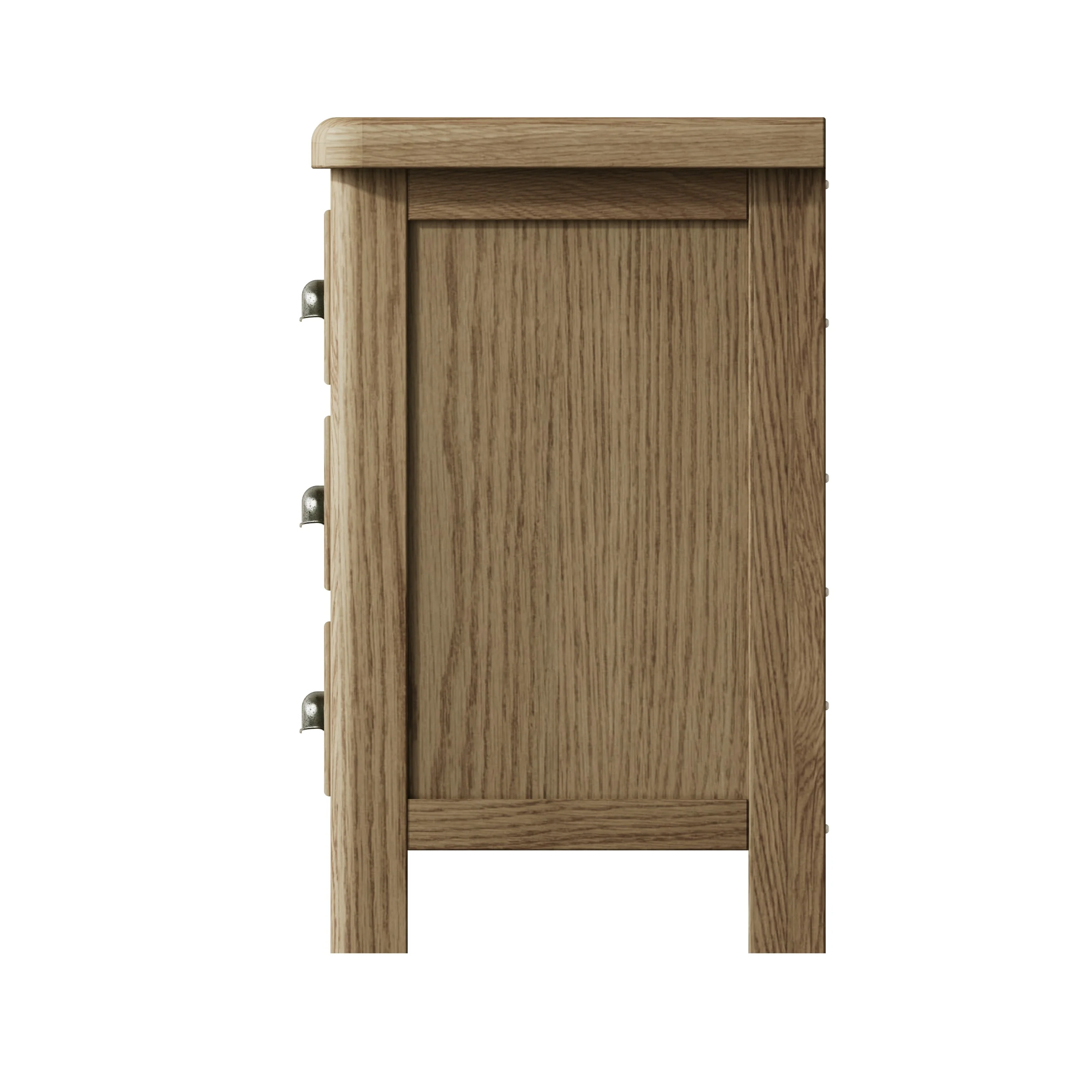 Hove Smoked Oak Large Bedside Cabinet - Image 5